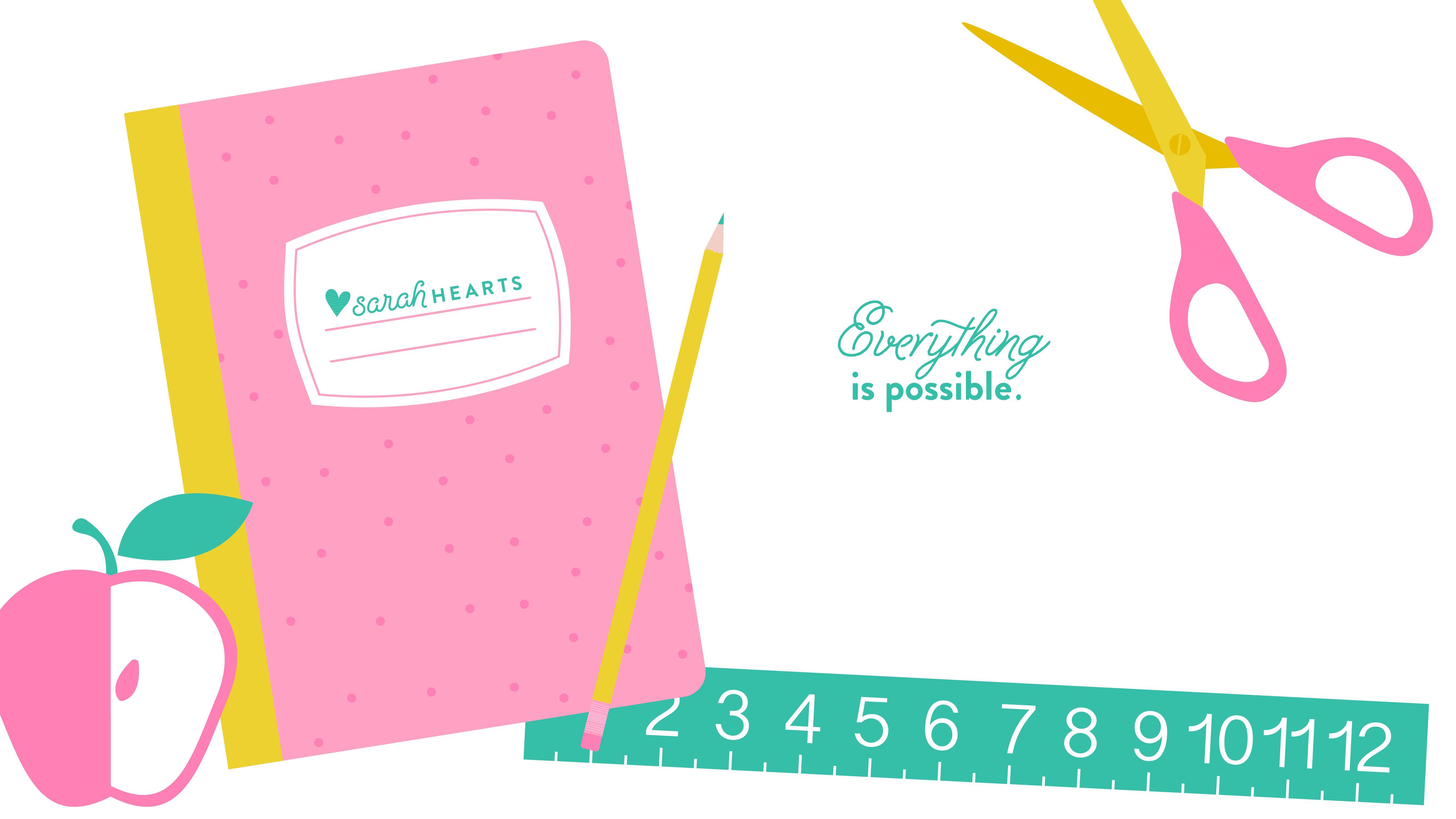 September 2016 Back to School Calendar Wallpaper