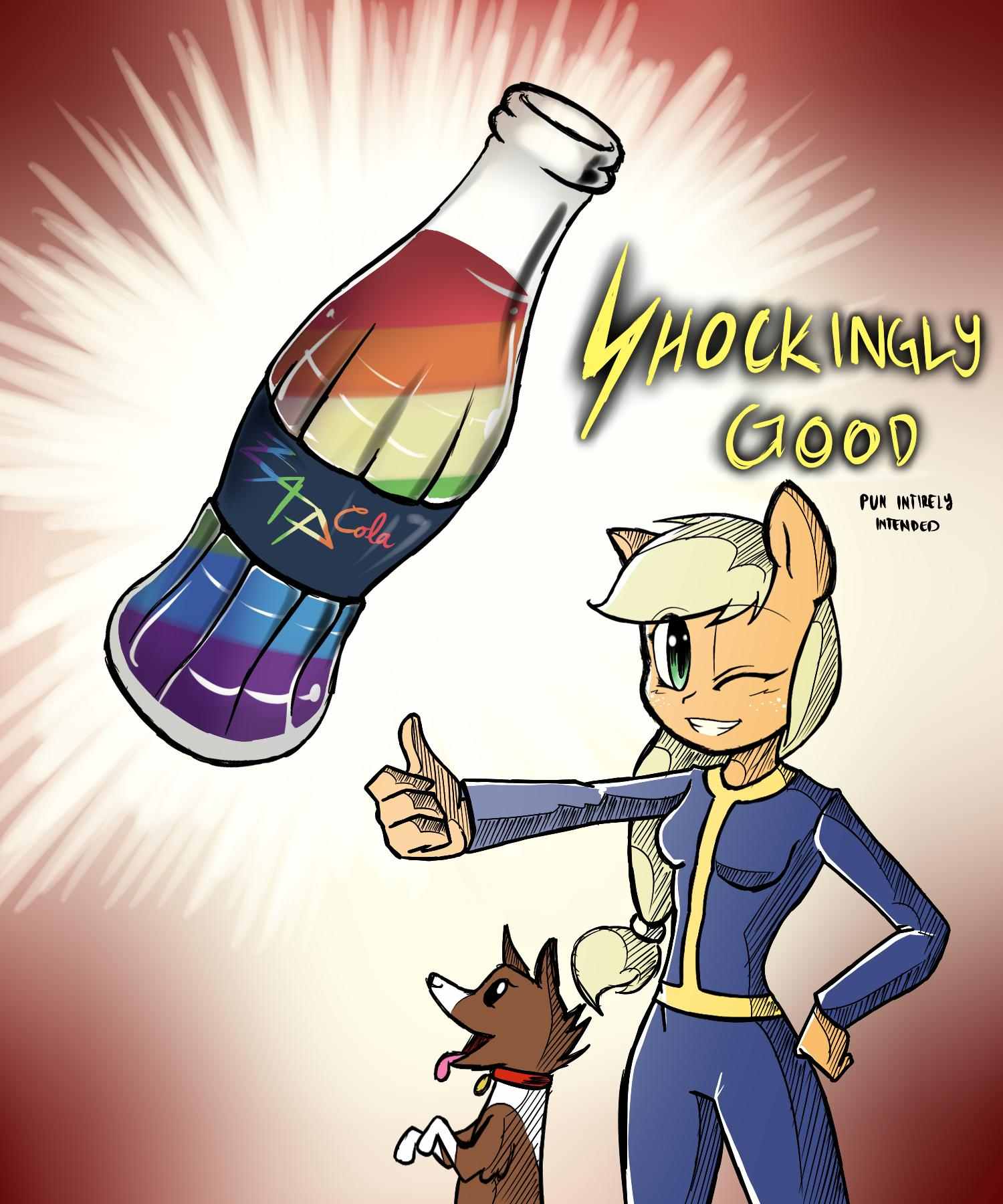Buy Some Cola!-ponified Nuka Cola ad from Fallout3