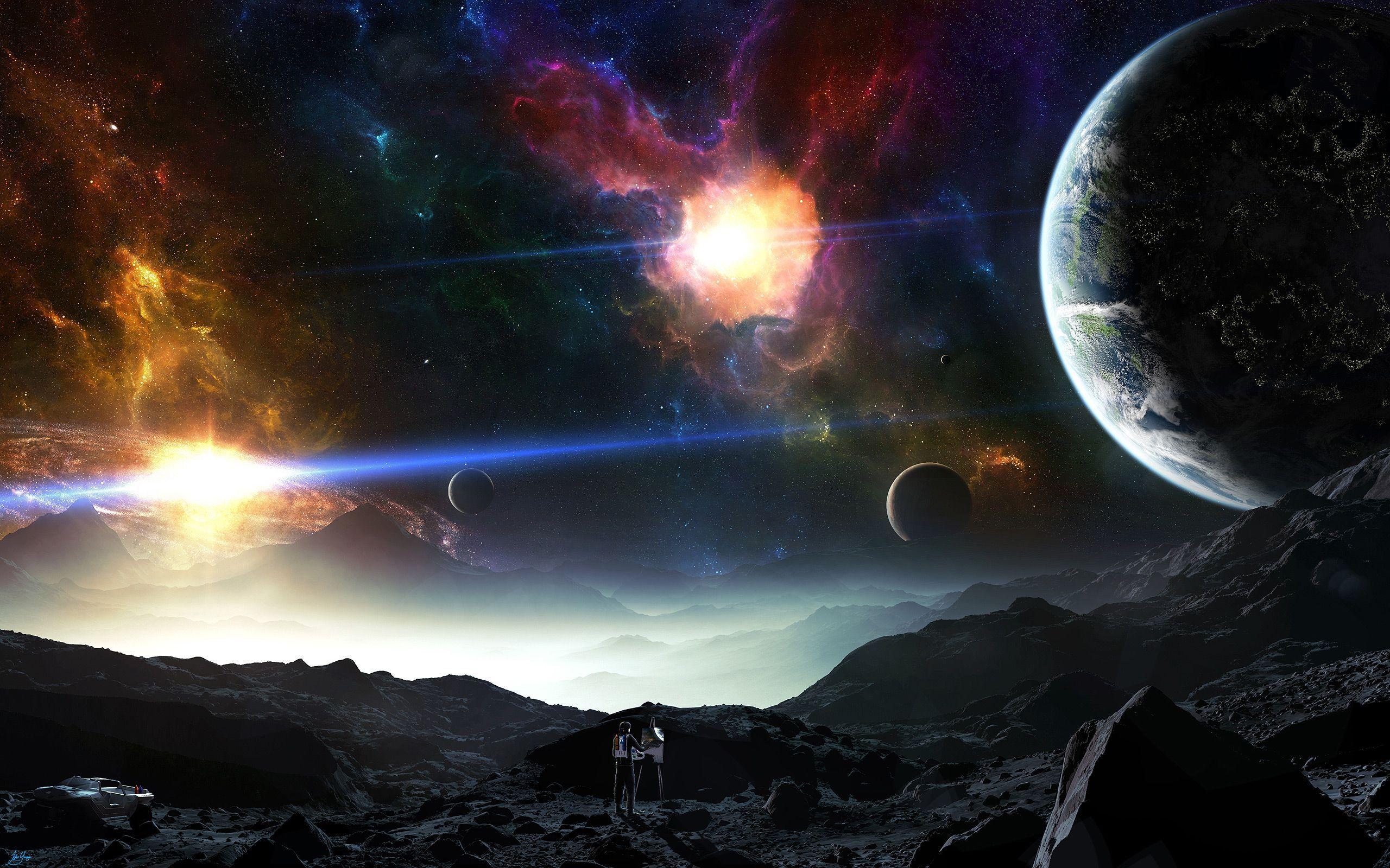 planets. Space Planets Art Wallpaper Picture Photo Image