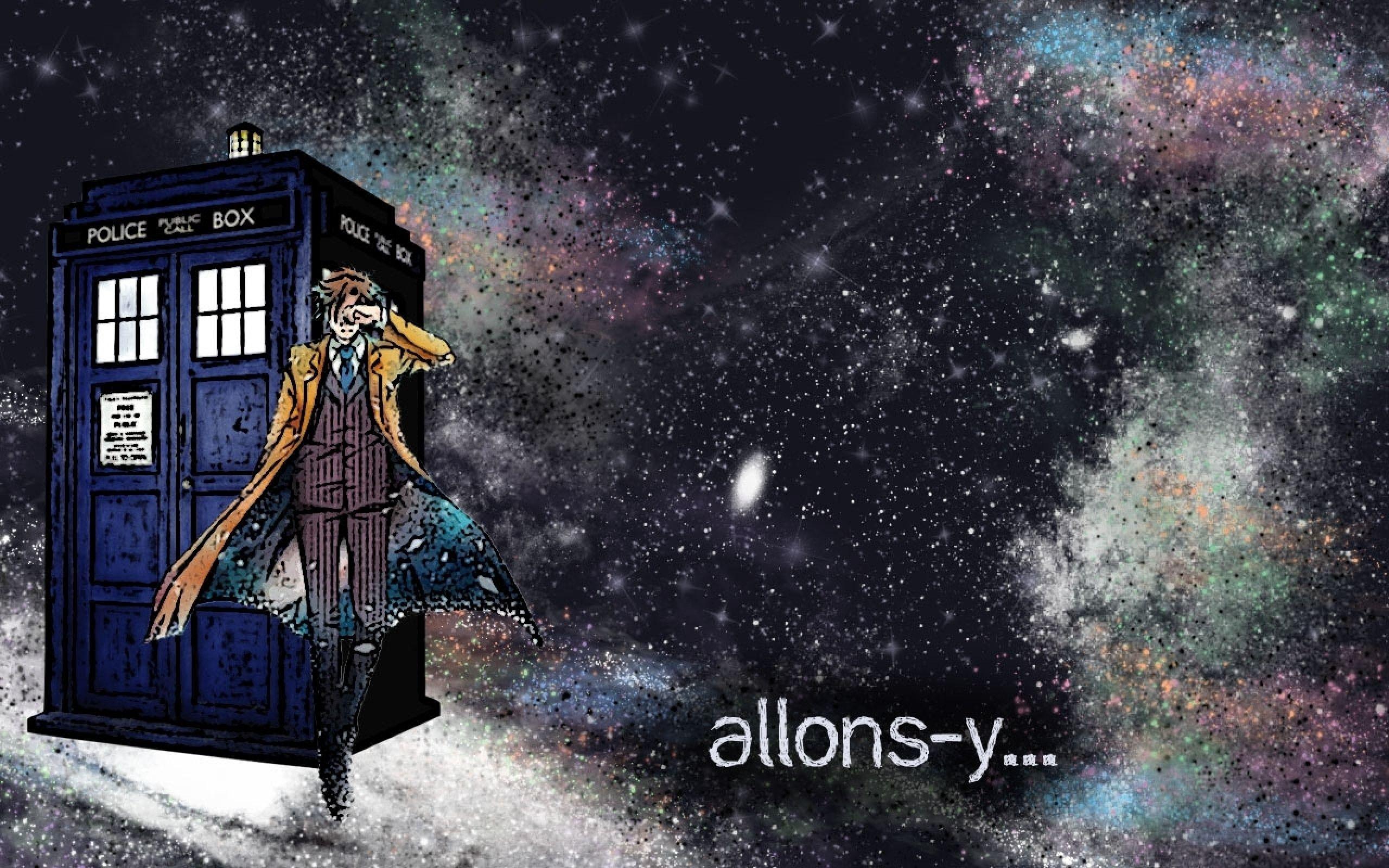 Doctor Who, The Doctor, TARDIS, Tenth Doctor Wallpaper HD / Desktop