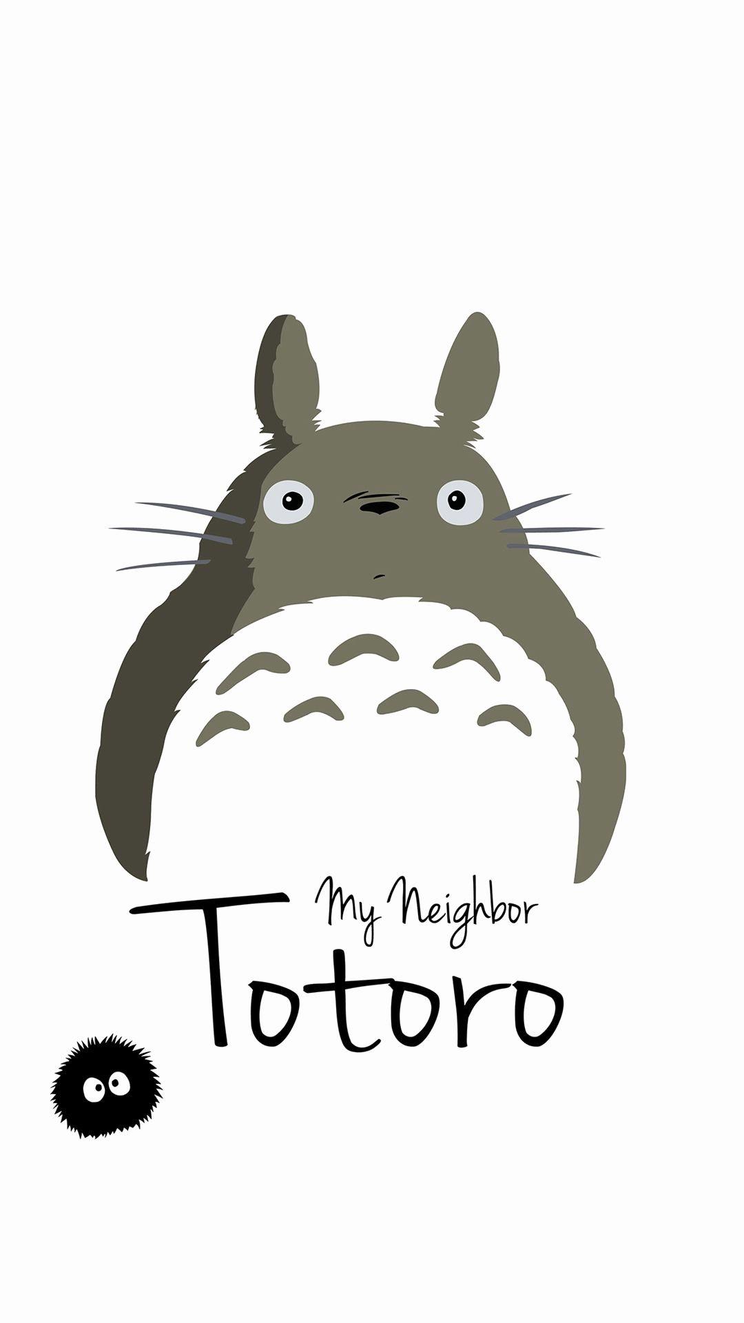 Totoro Wallpaper Elegant My Neighbor totoro Art Minimal iPhone 6