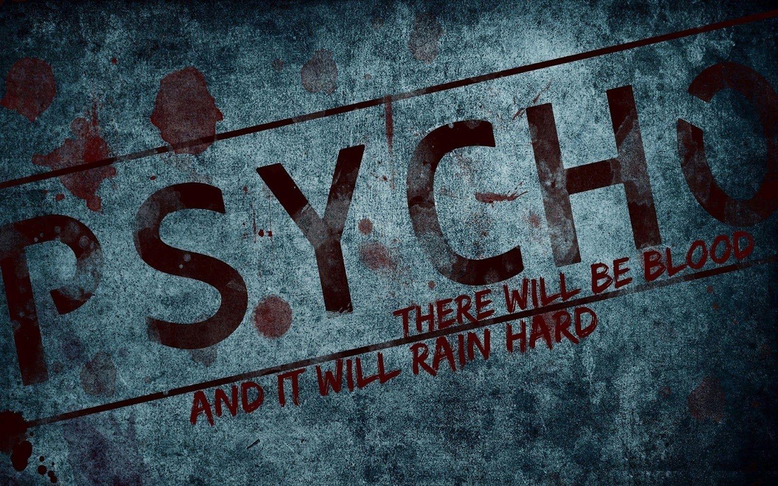 Free Art Tech: Psycho Wallpaper