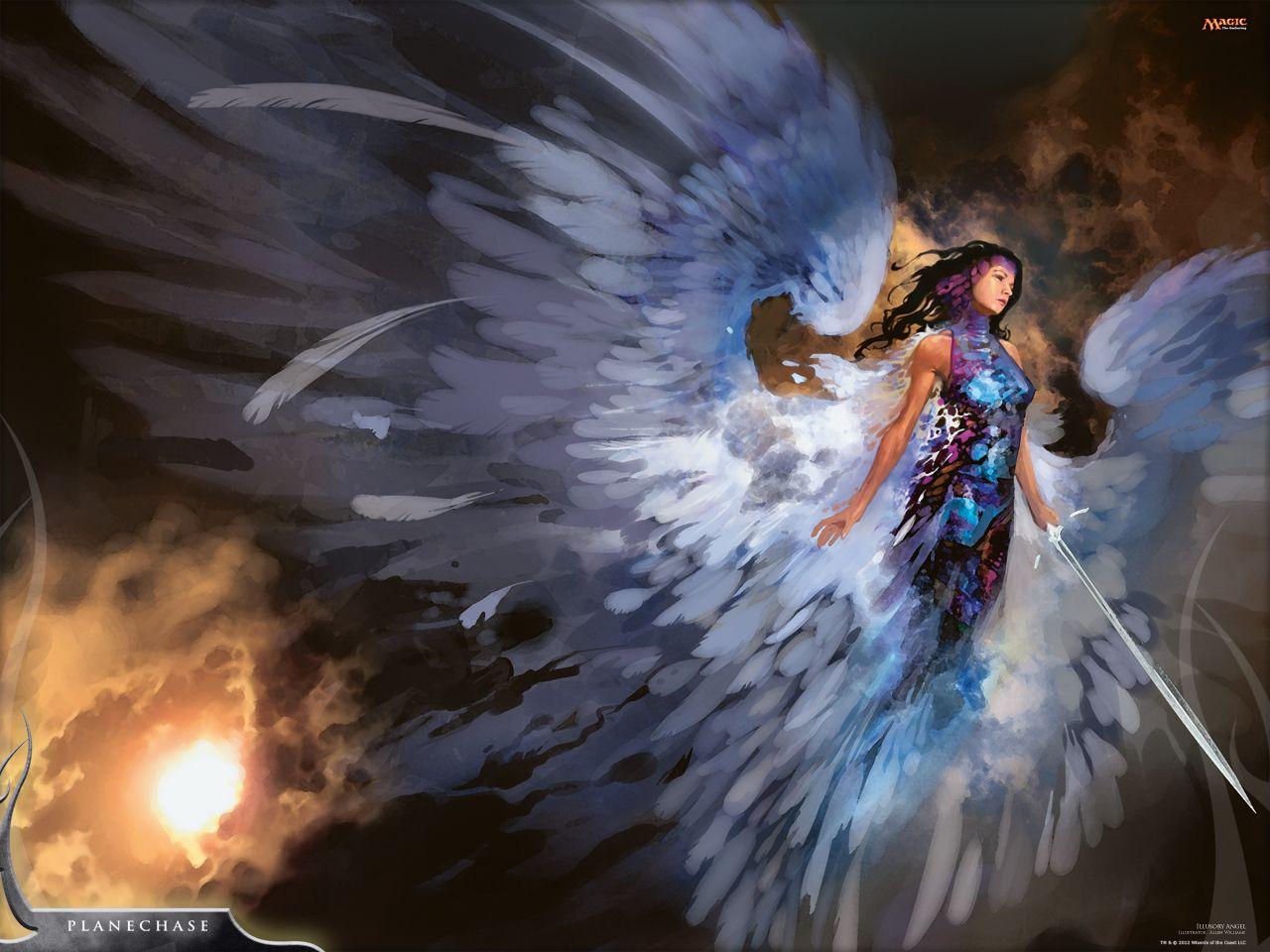 Wallpaper of the Week: Illusory Angel. MAGIC: THE GATHERING