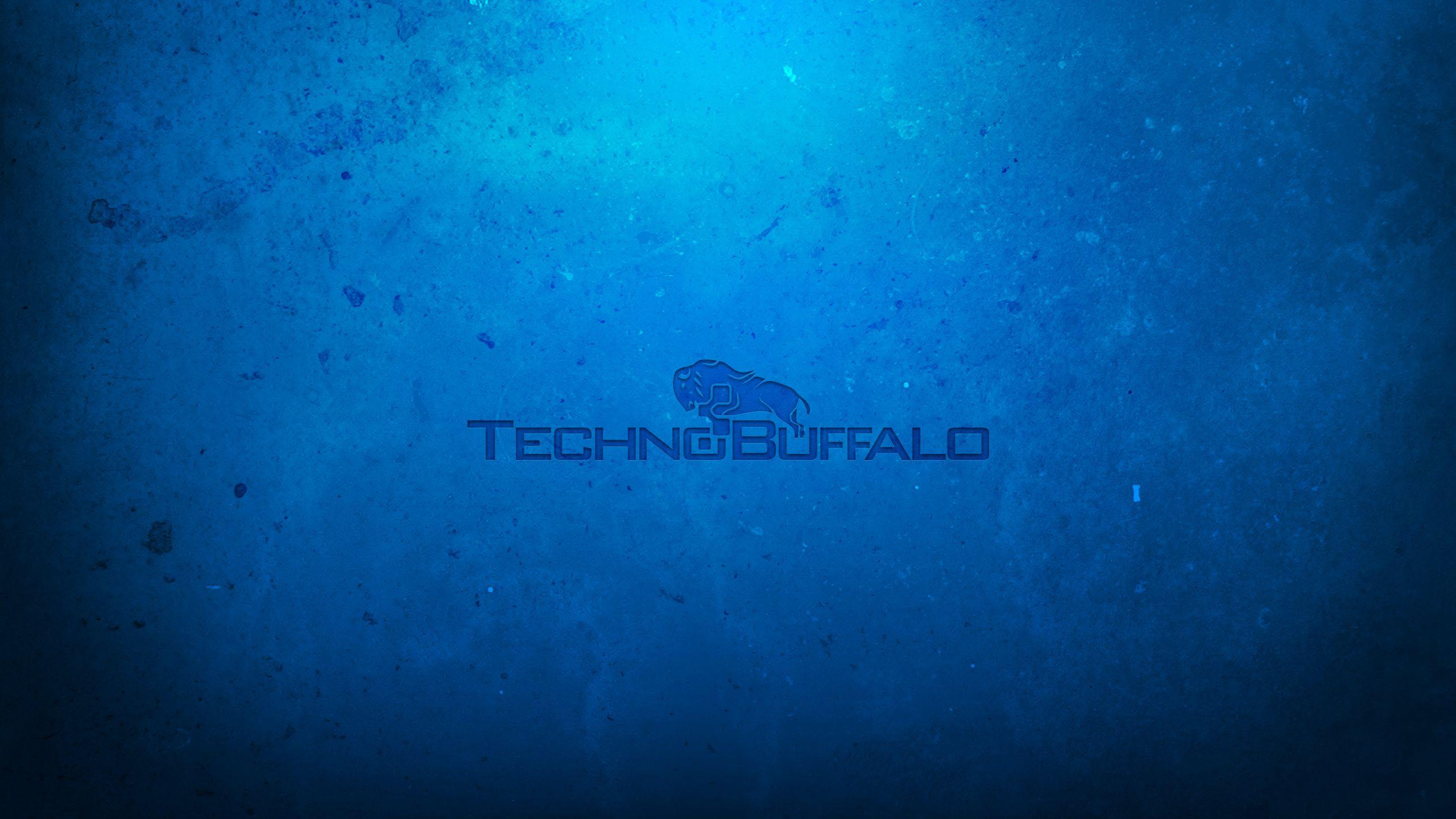 Blue Technobuffalo Wallpaper