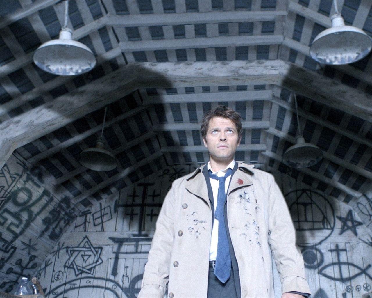 Angel CASTIEL Supernatural HD Wallpaper