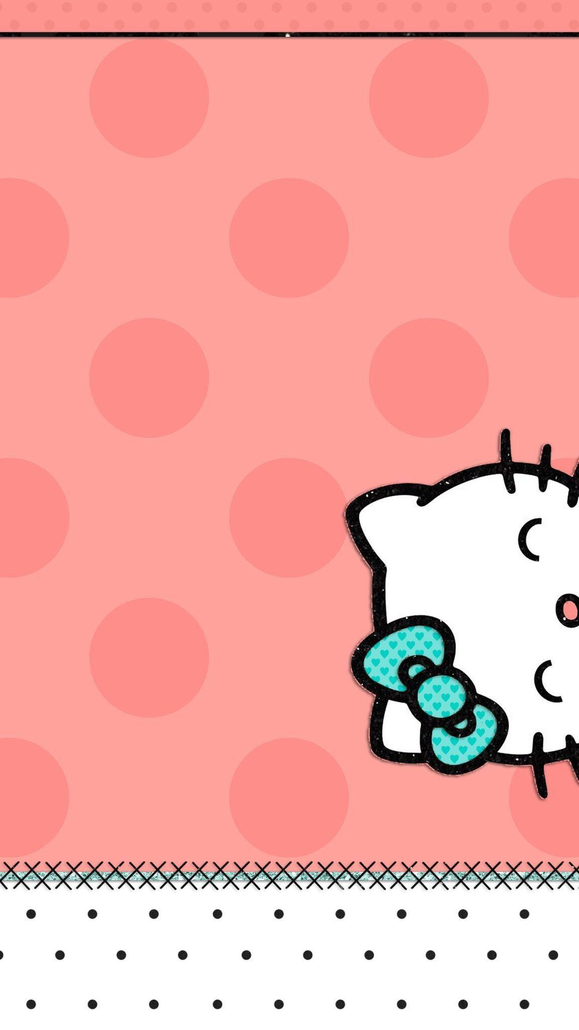 Glitter Hello Kitty Background for Computers