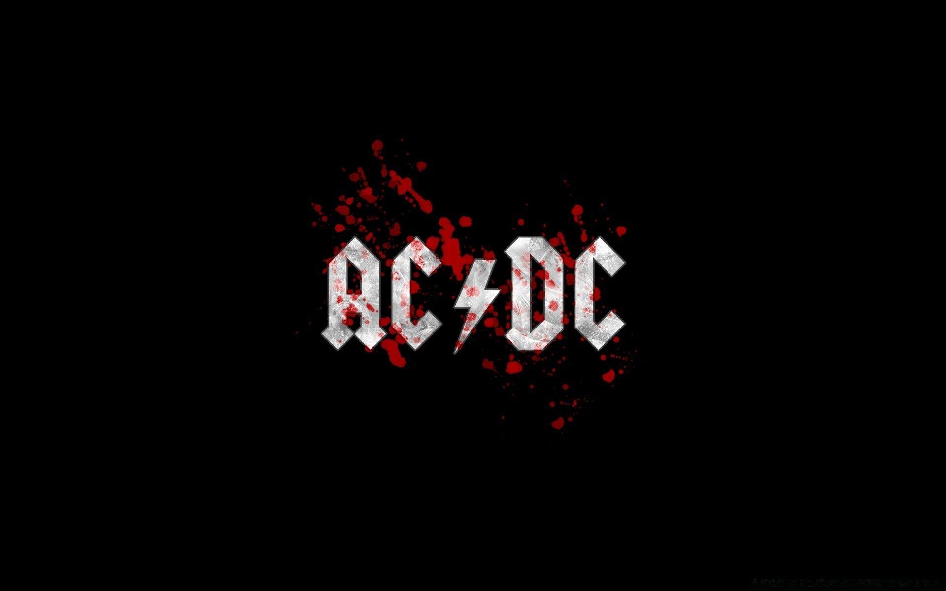AC DC Blood Logo. Android Wallpaper For Free