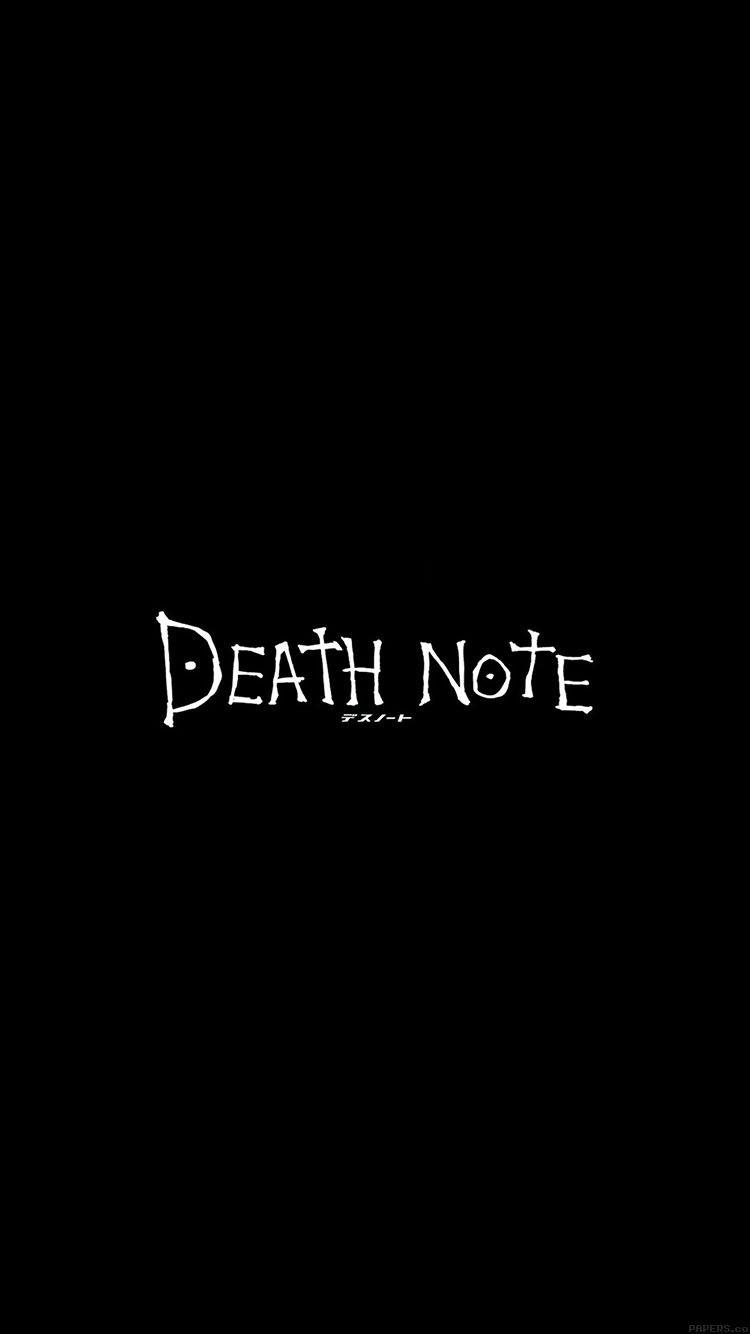 iPhone7papers death note cartoon illust minimal