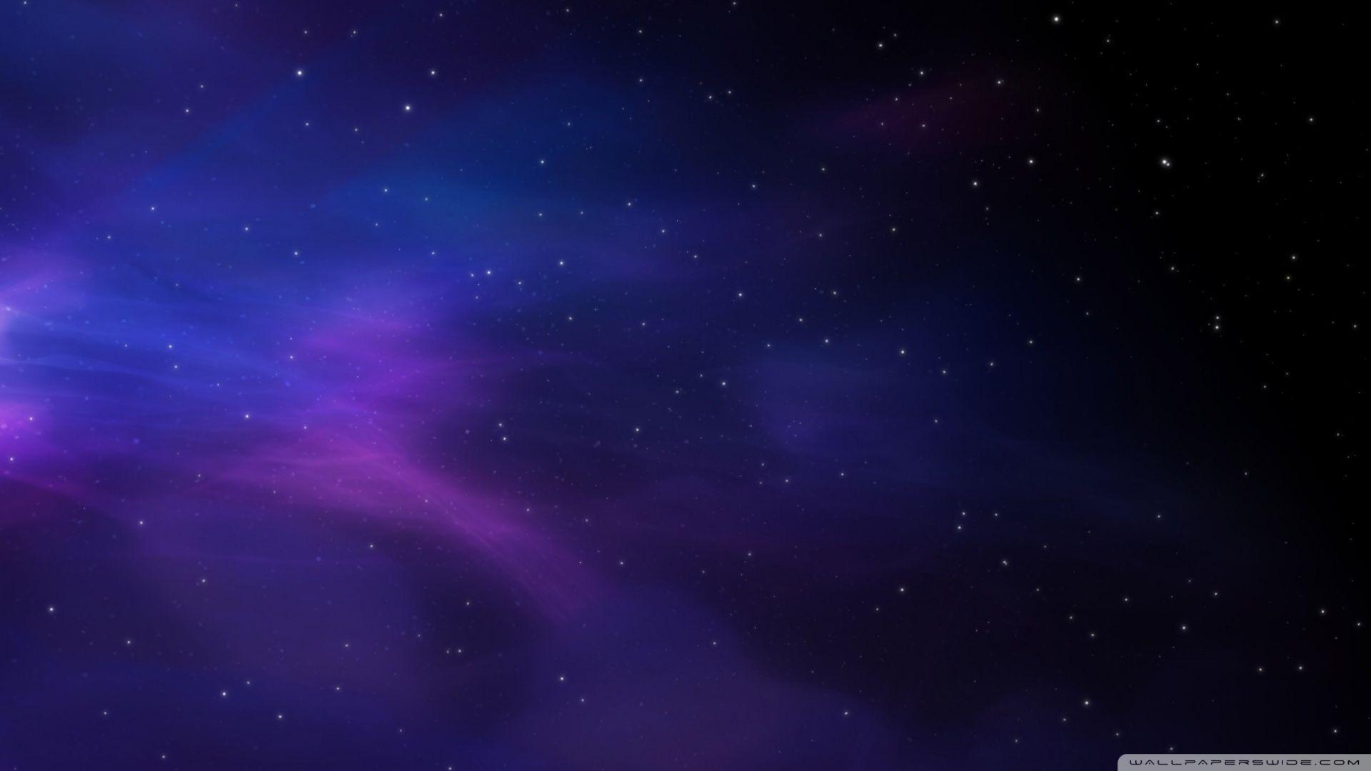 Blue and Purple HD Widescreen Picture