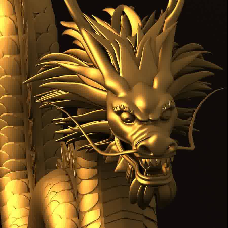 3D Model of Asian Chinese Dragon 1 Review
