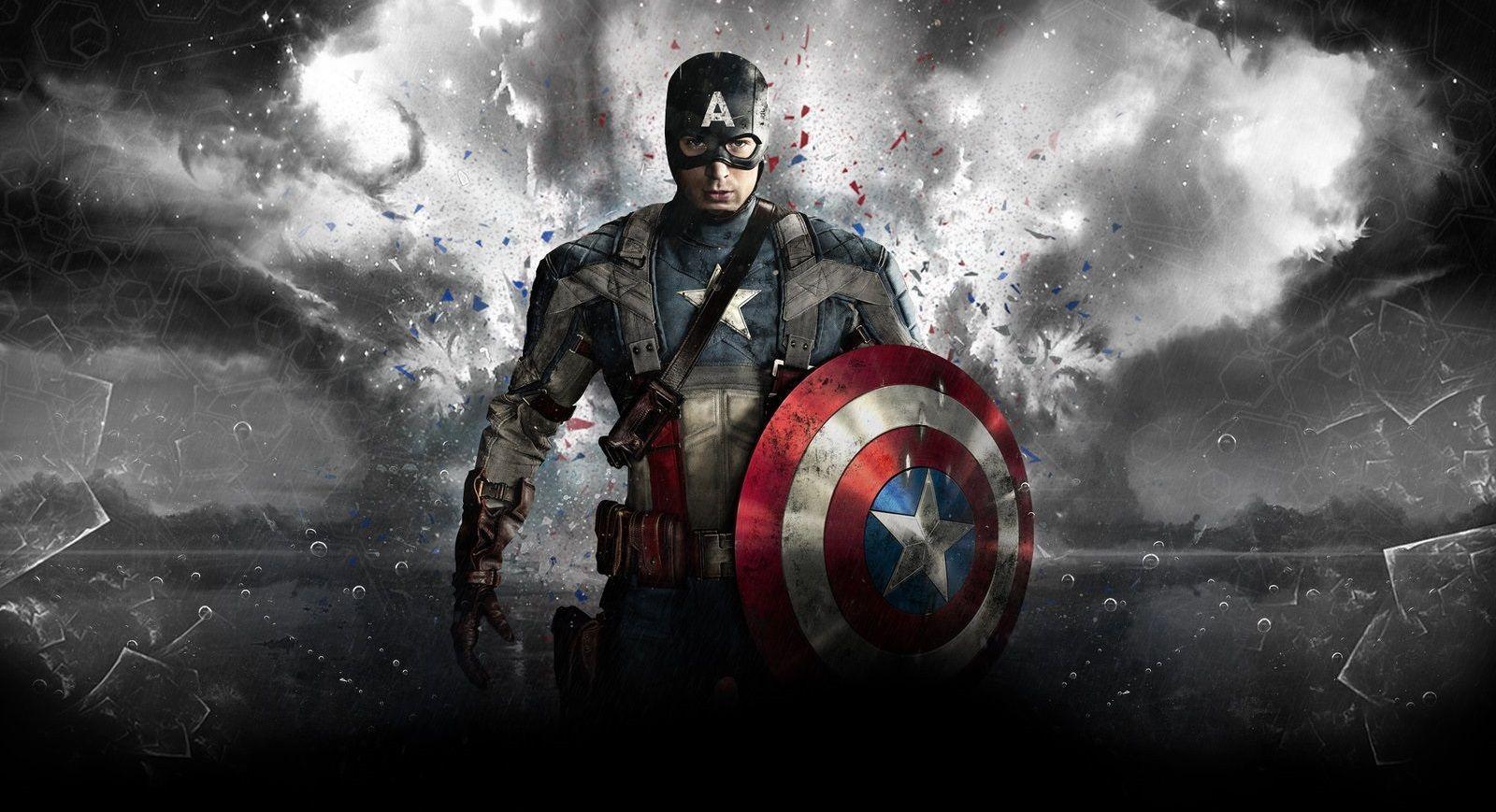 Marvel Super Hero Captain America First Avenger Background HD Wallpaper