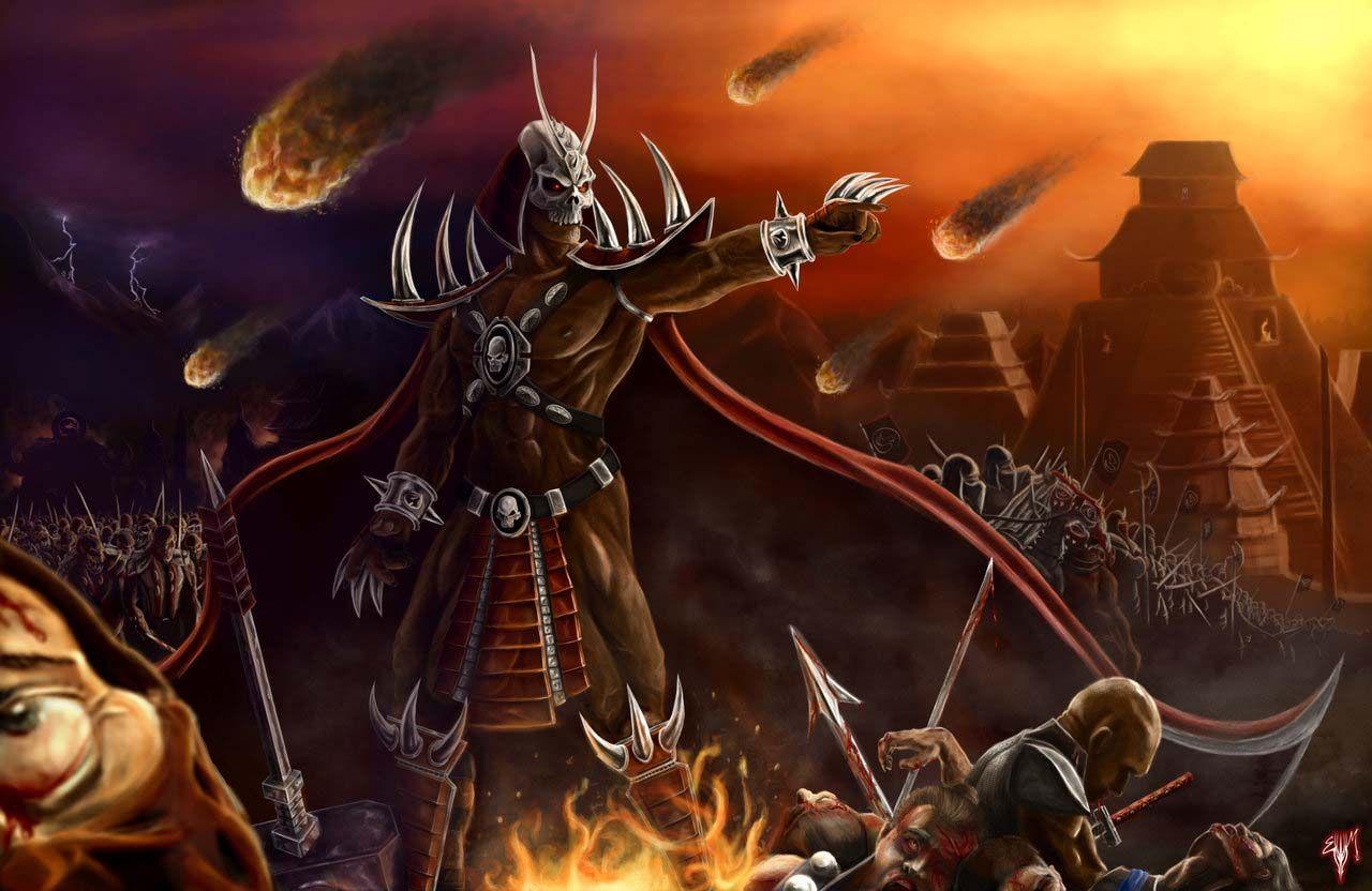 MK Mortal Kombat Fan Art Legacy Emperor Shao Kahn By Esau13