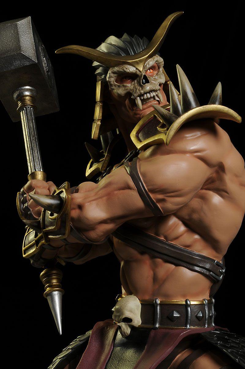 Review and photos of Mortal Kombat Shao Kahn statue by Pop Culture Shock.