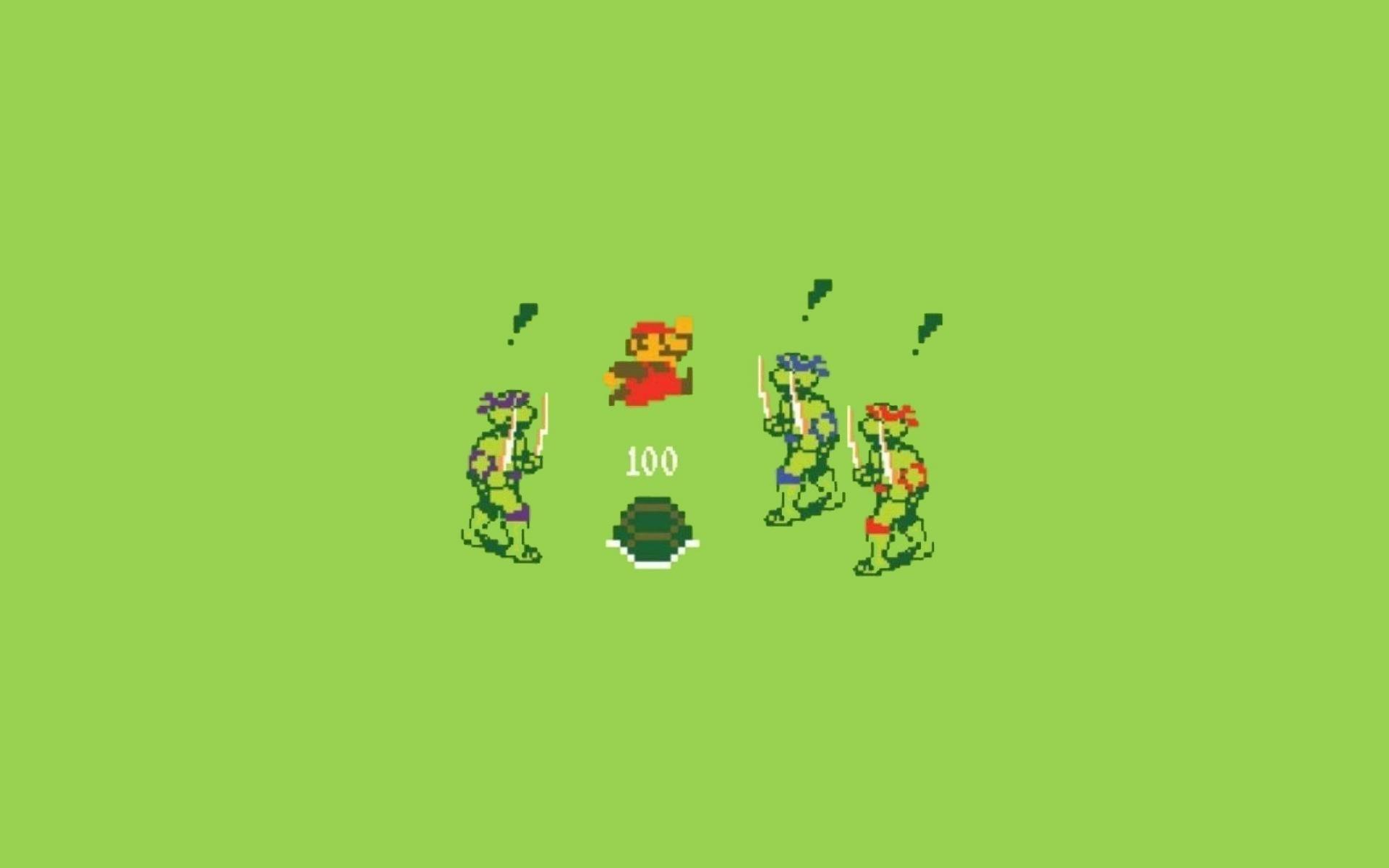 Mario teenage mutant ninja turtles wallpaper