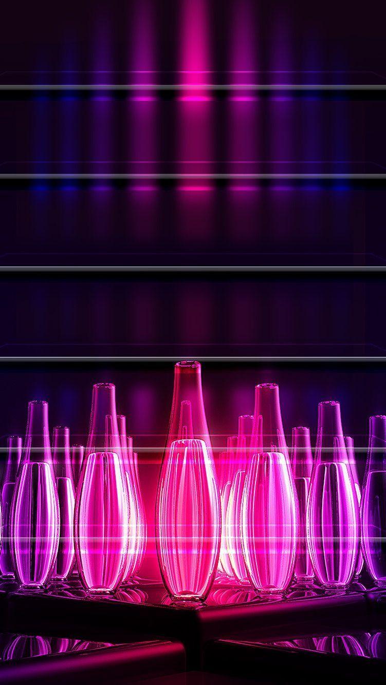 ↑↑TAP AND GET THE FREE APP! Shelves Bowling Abstract Art Purple