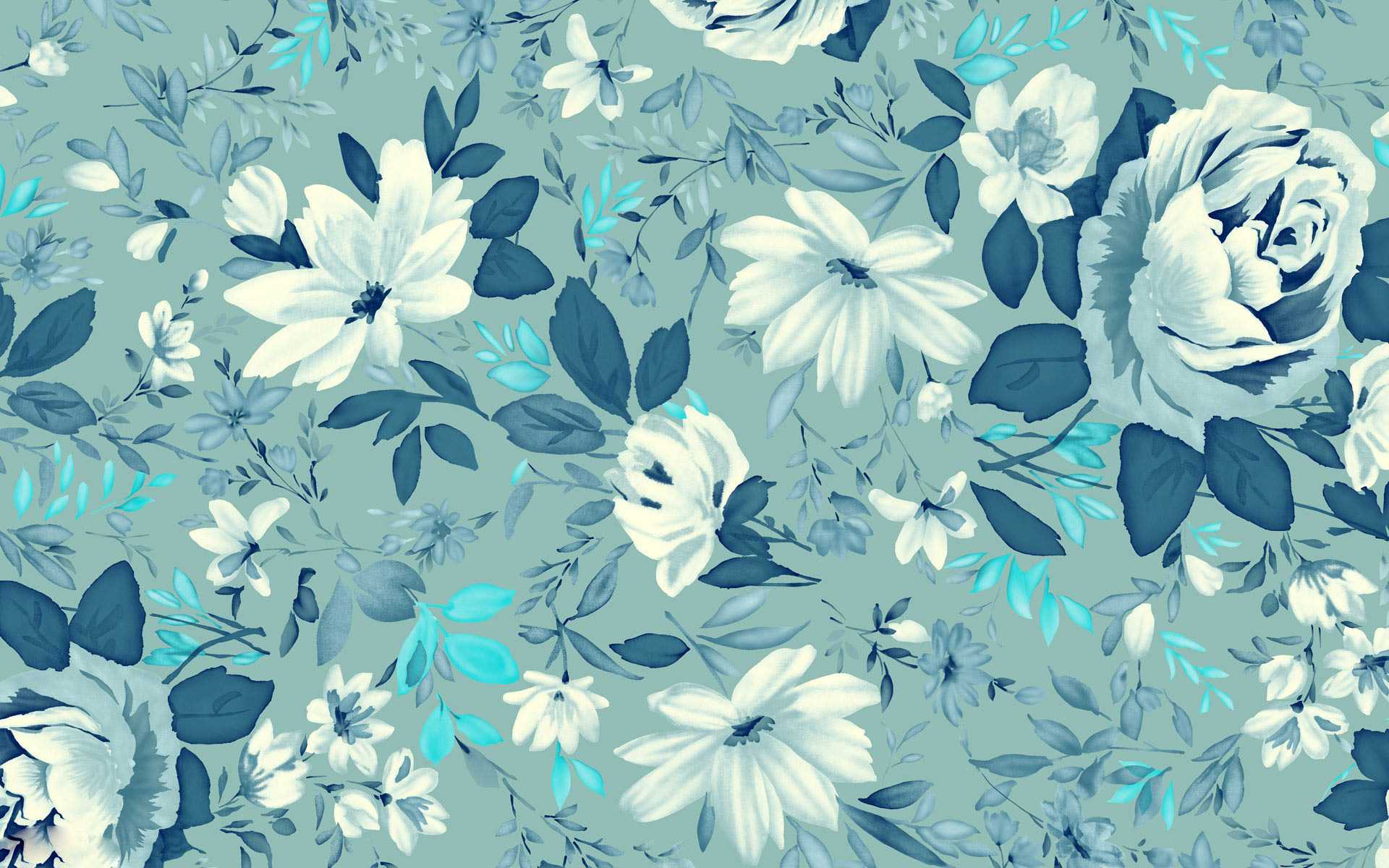 Collection of Vintage Flowers Background, Vintage Flowers FHDQ