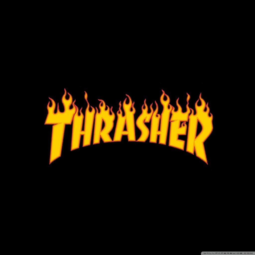 Thrasher Flaming Logo ❤ 4K HD Desktop Wallpaper for • Wide & Ultra