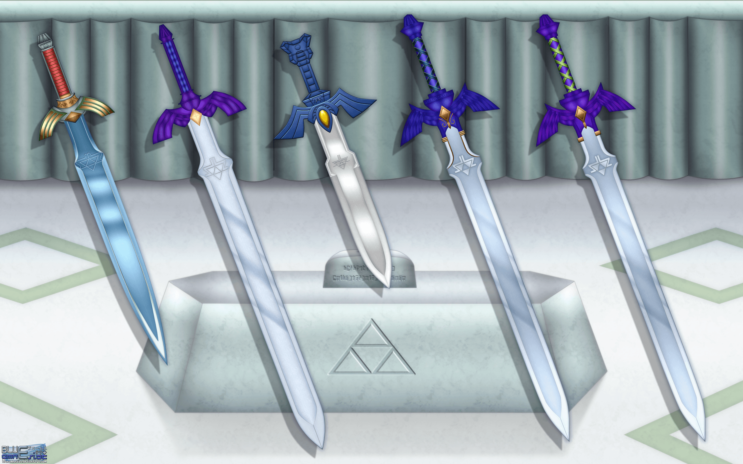 Evolution of the Master Sword.