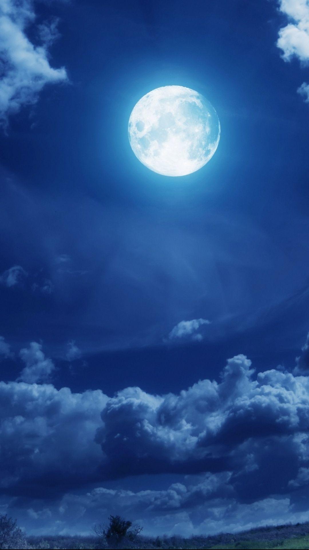 Blue Moon Wallpapers For Mobile - Wallpaper Cave