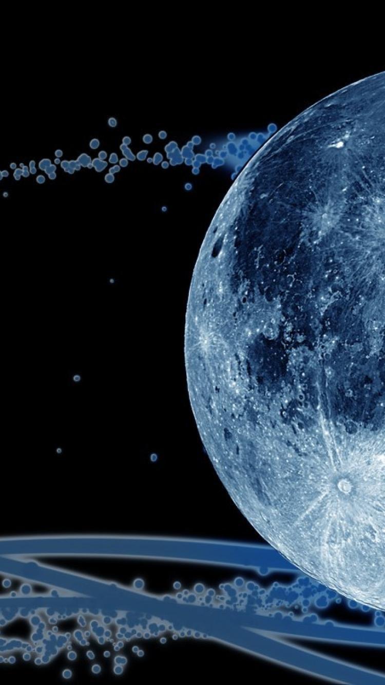 Blue moon wallpaper