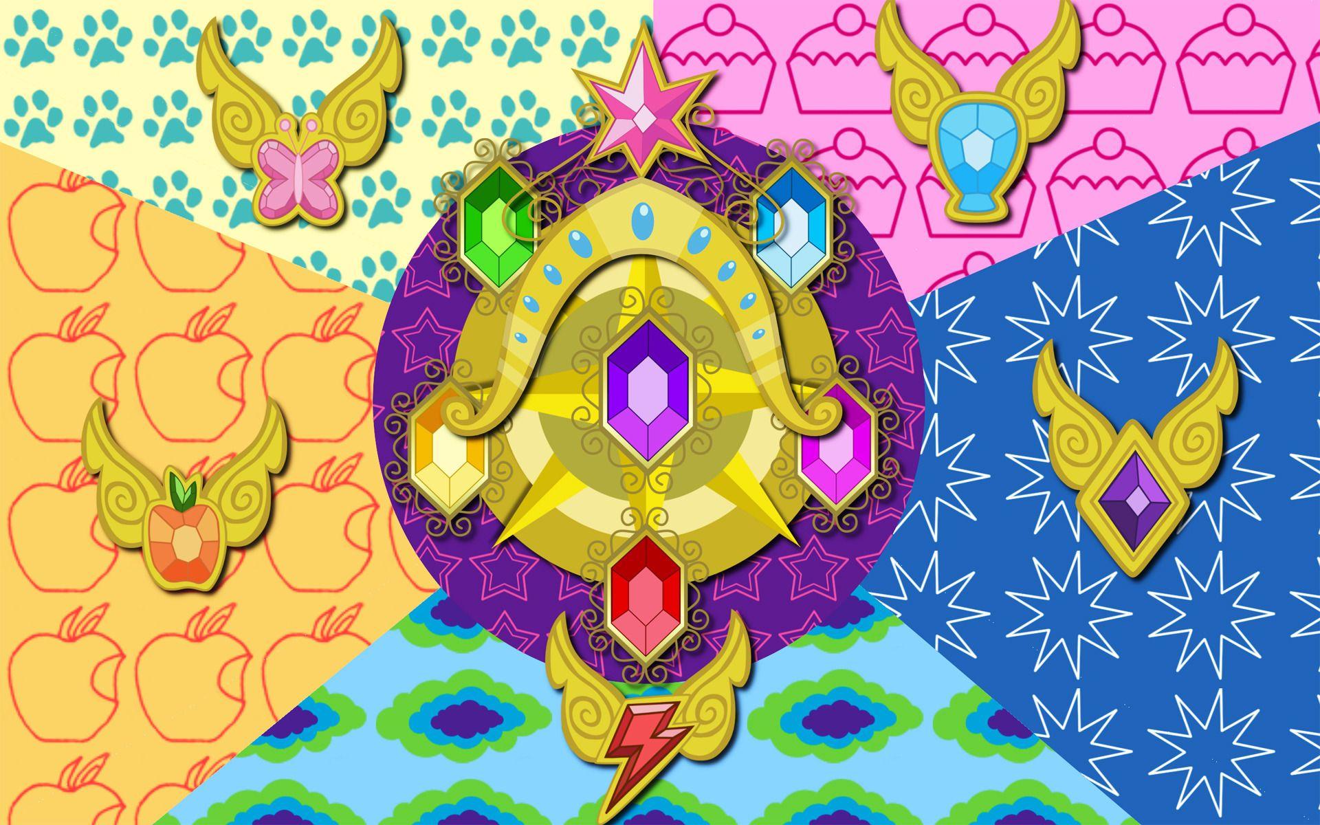 My Little Pony Friendship Is Magic Cutie Marks HD Background Image