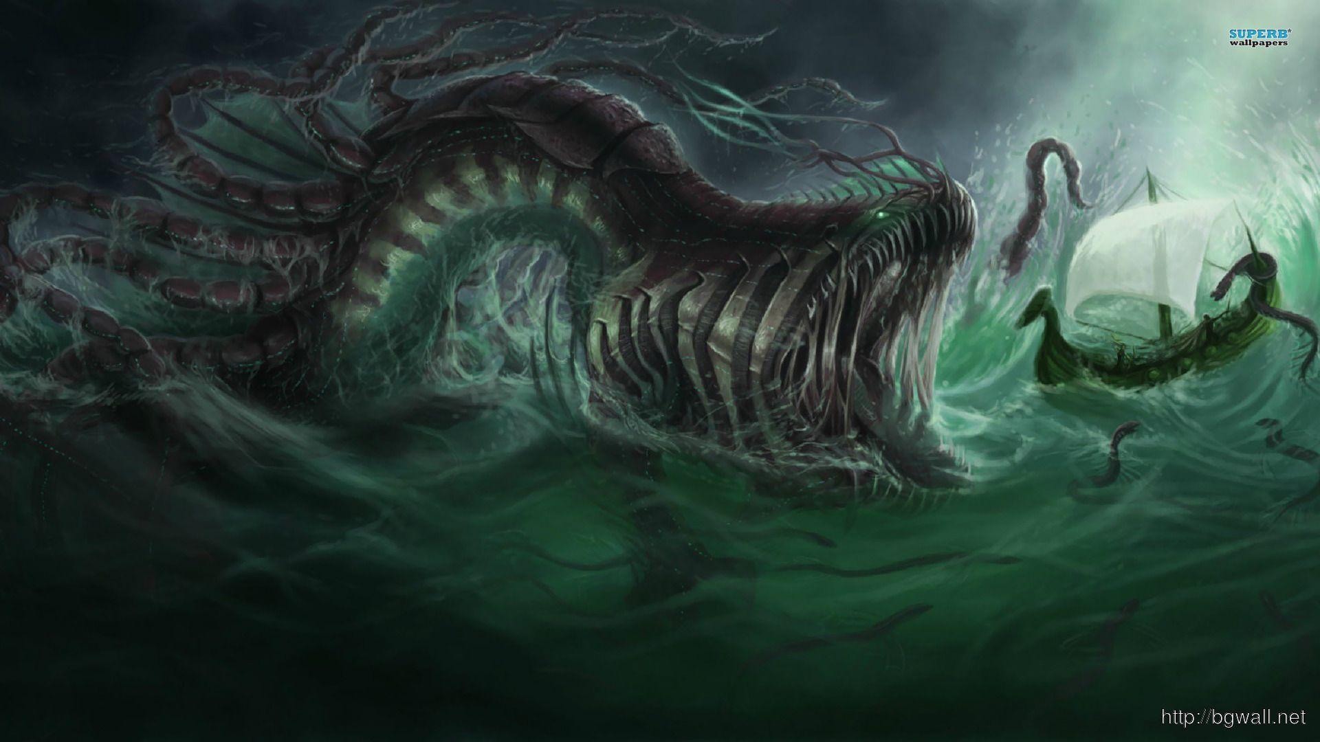 Sea Monster Wallpaper