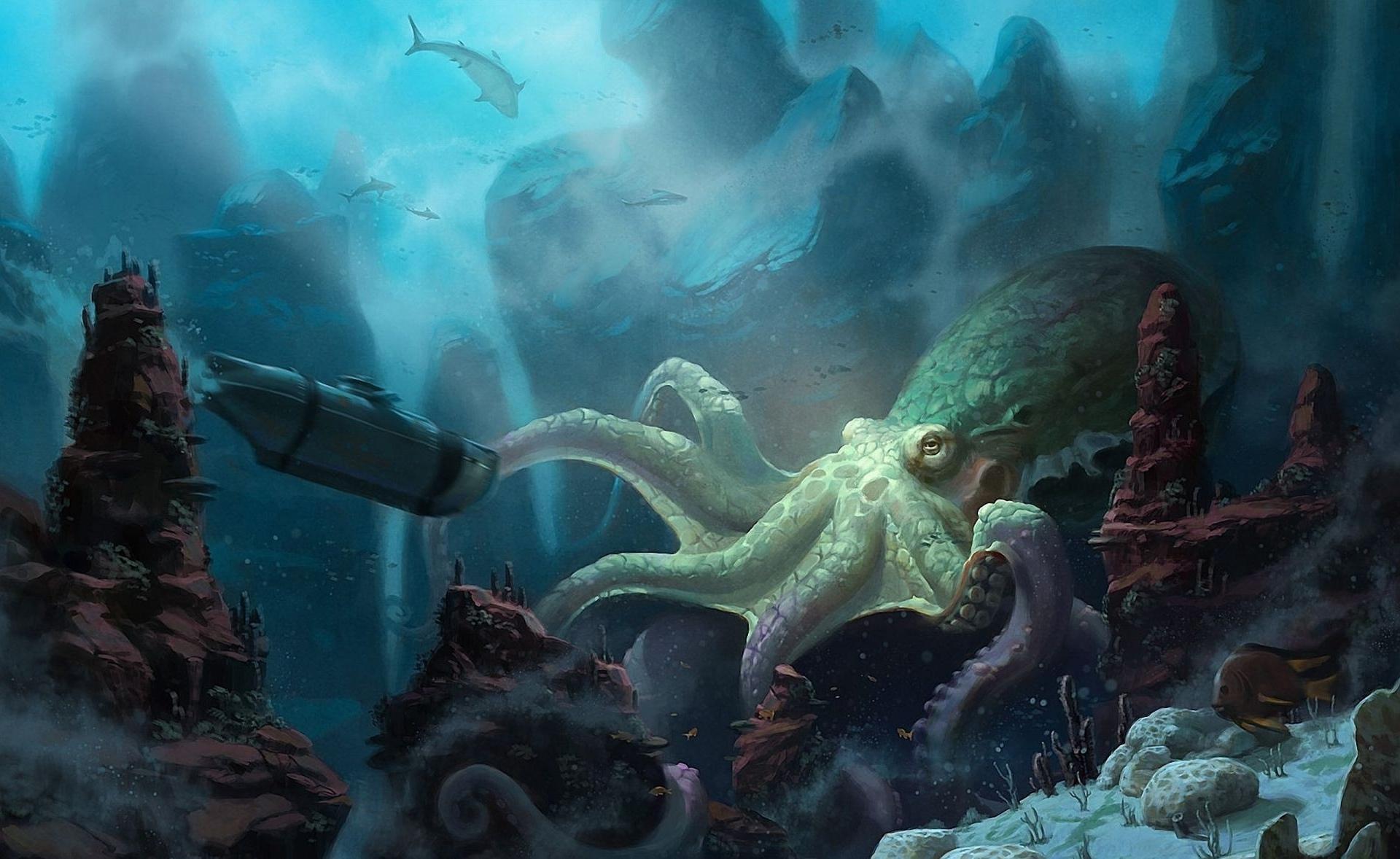 Sea Monster Cool Wallpaper Download