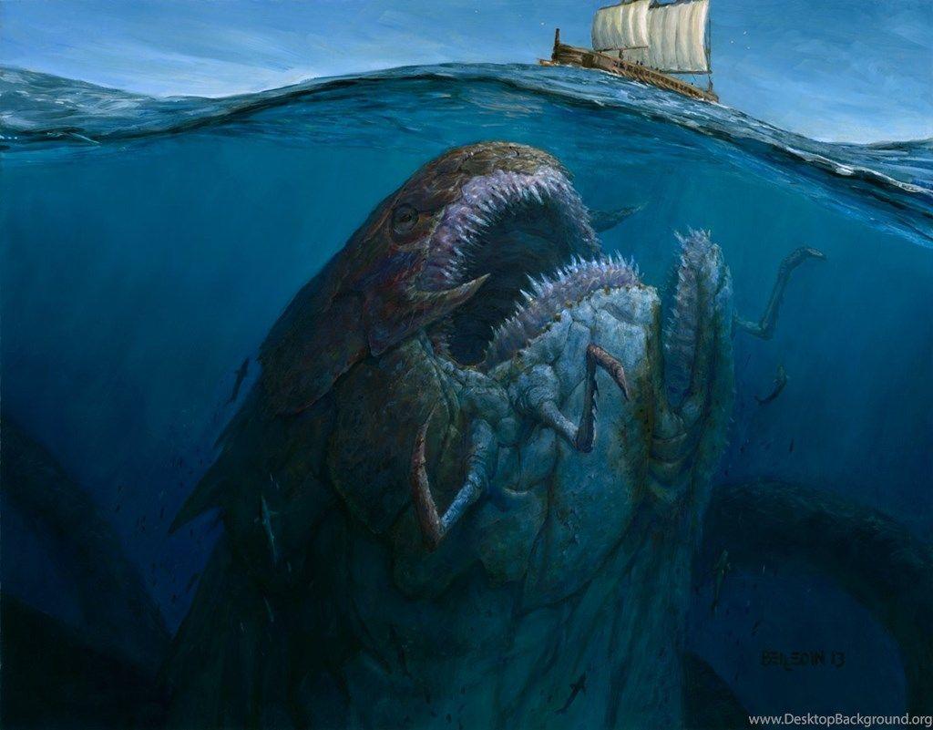 Sea Monster Image HD Image New Desktop Background