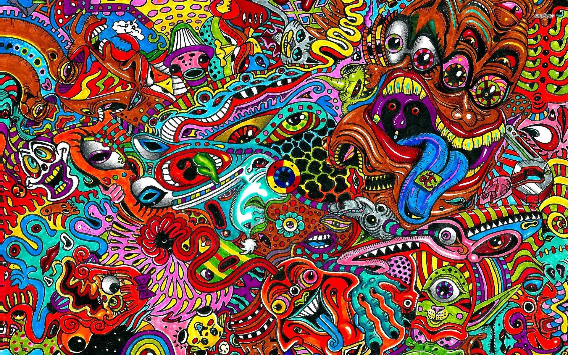Psychedelic backgroundDownload free amazing wallpaper