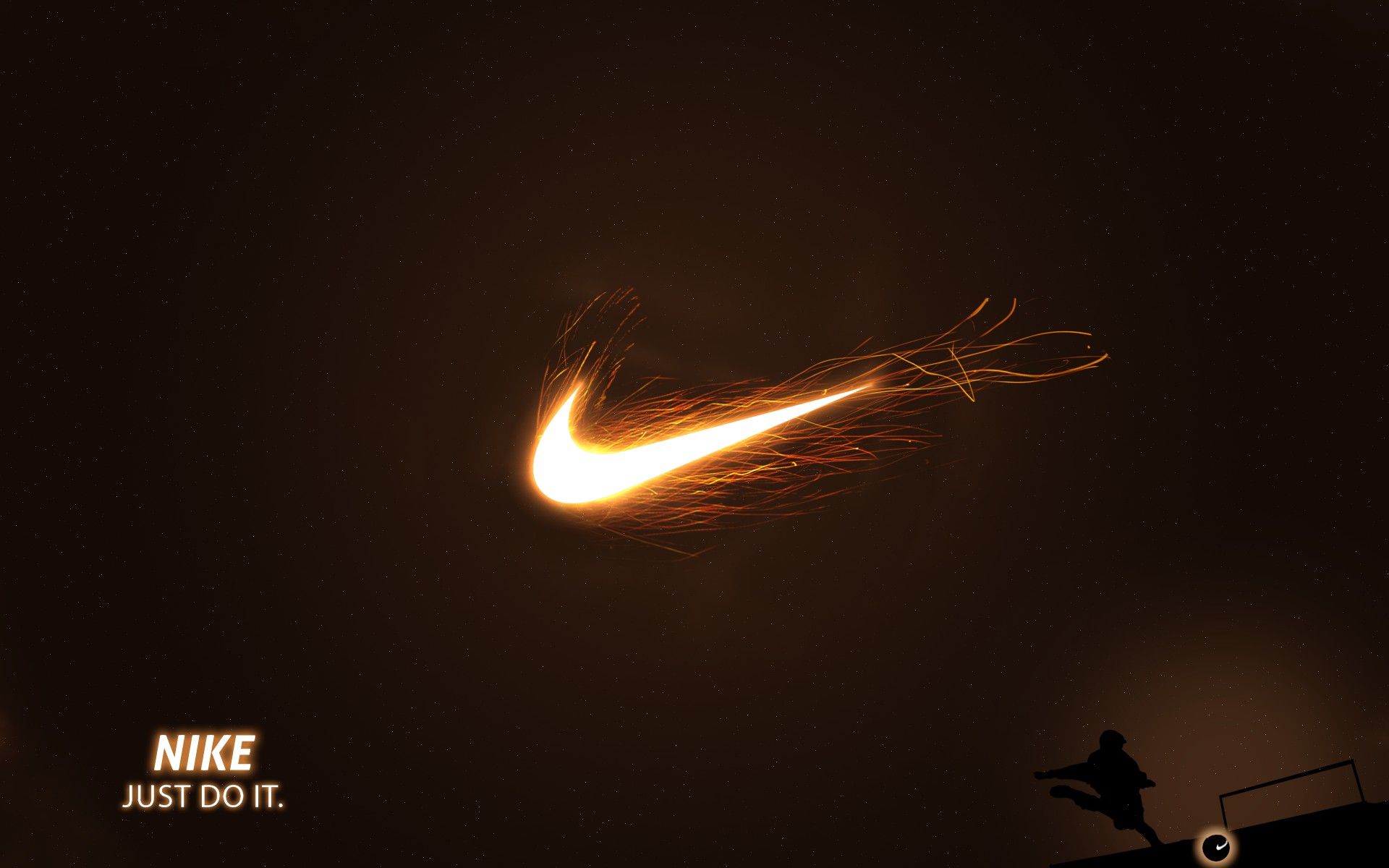 Nike Just Do It Fire Football 1920x1200 WIDE Sport