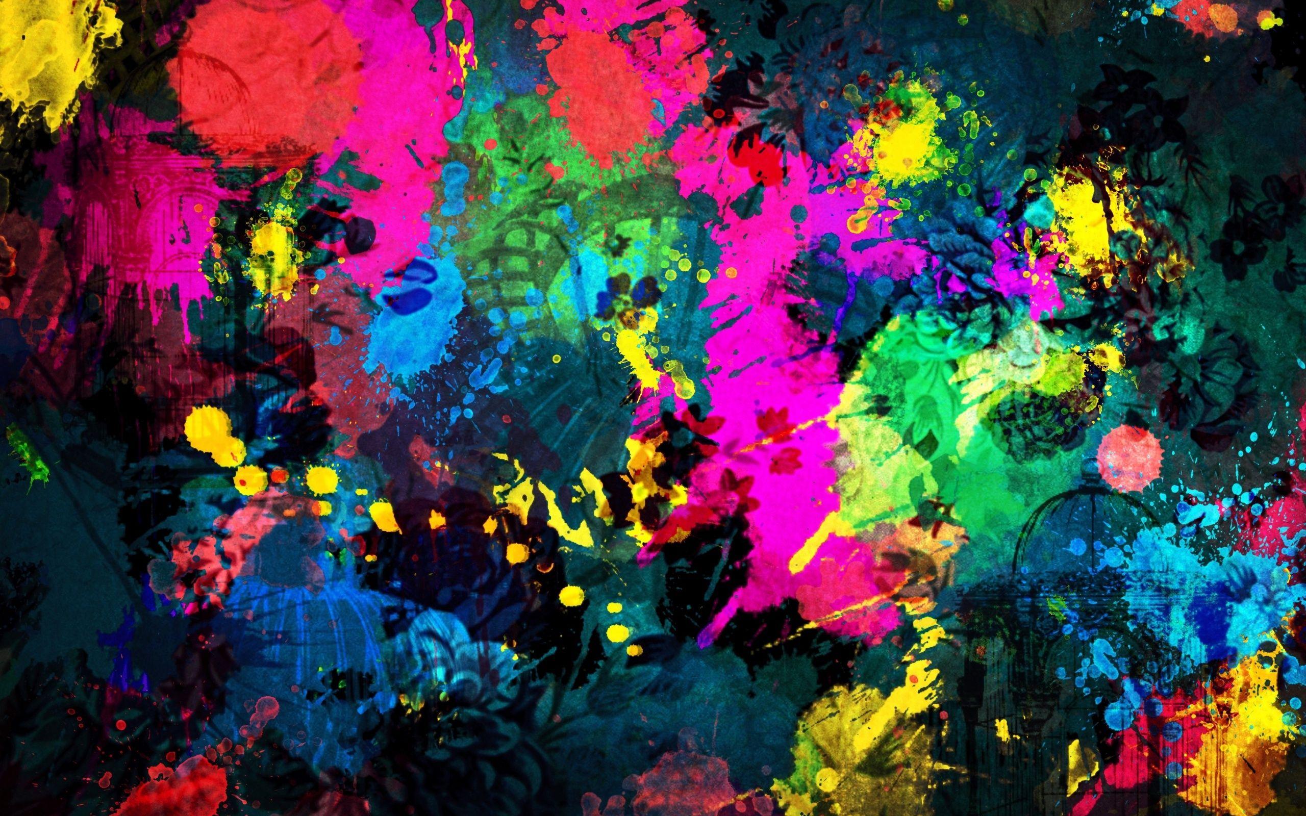Abstract Painting Background One. Photo Texture & Background