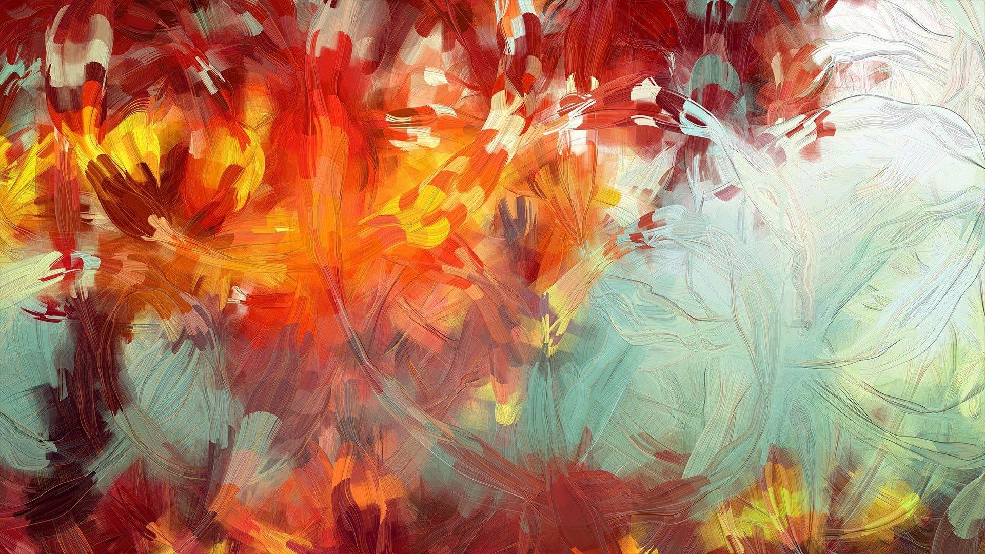 Abstract Painting Background Three. Photo Texture & Background
