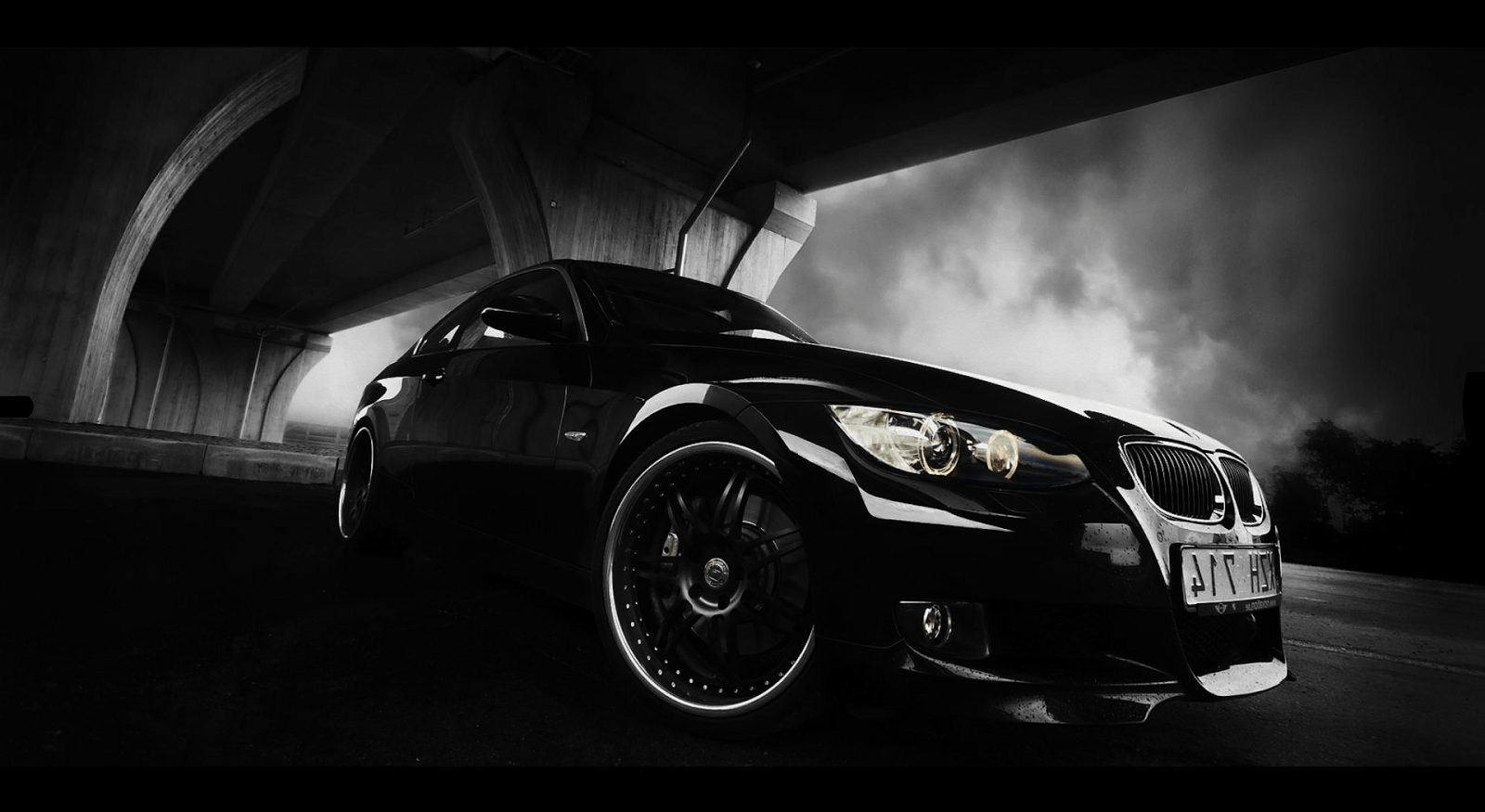 wallpaper 4k bmw black