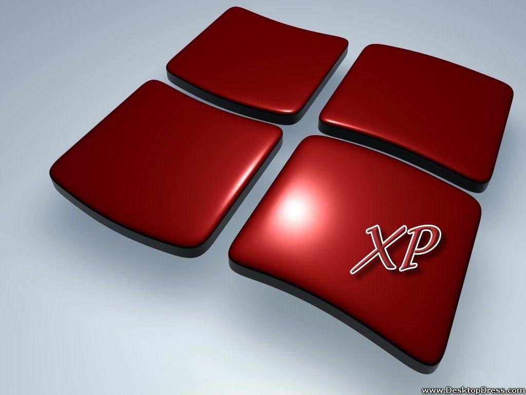 Desktop Wallpaper 3D Background Red Flag Windows Xp