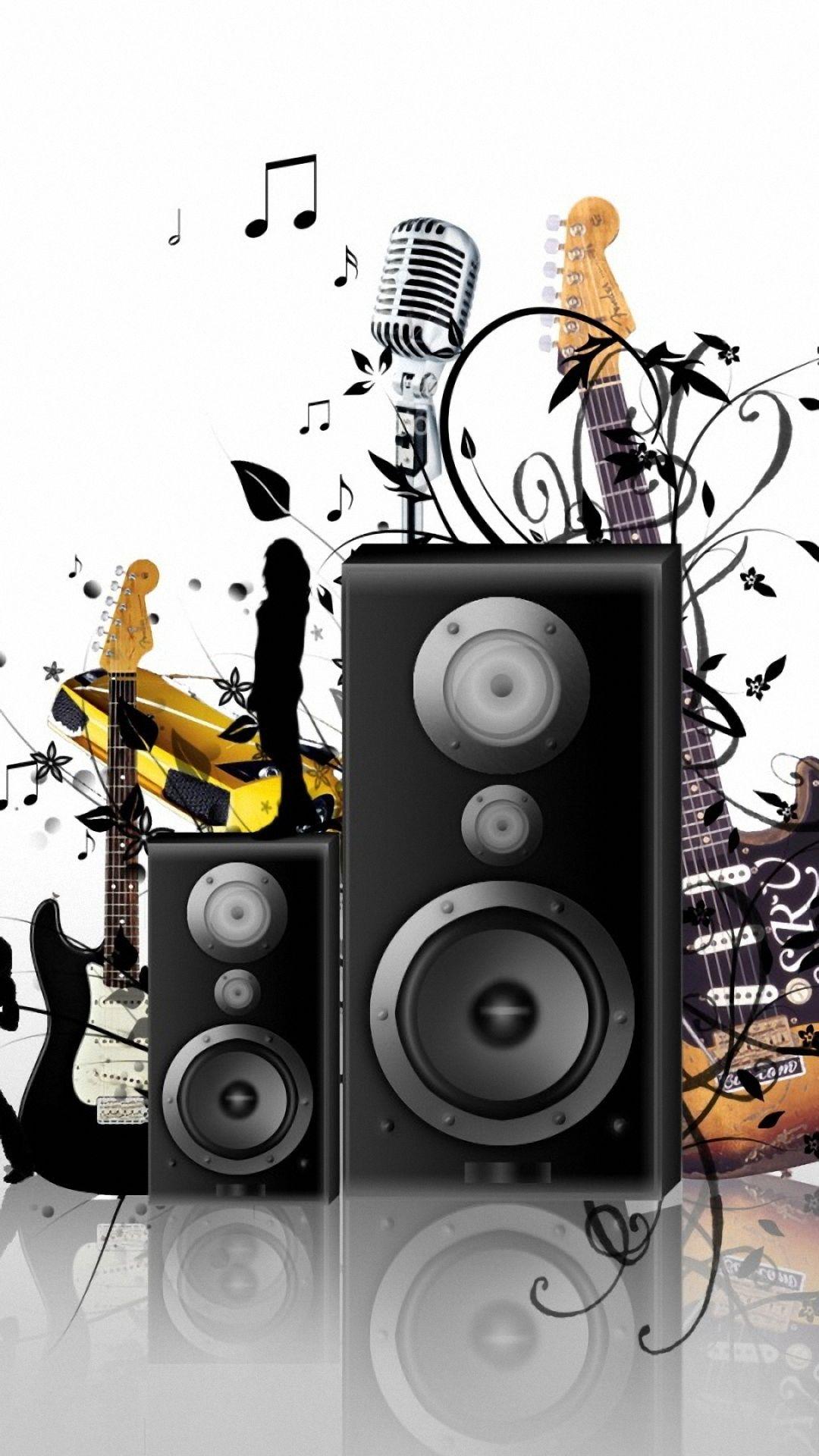 Shutterstock Music htc one m8 Wallpaper HD 1080x1920