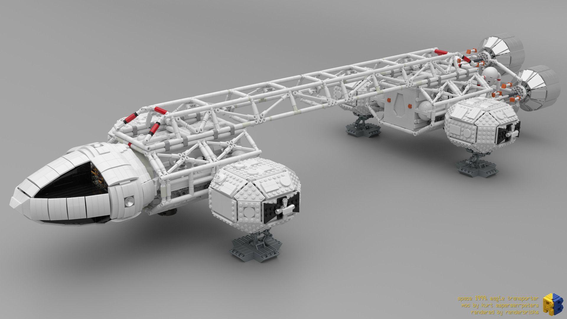 Space 1999: LEGO Eagle Transporter, Renderbricks ®