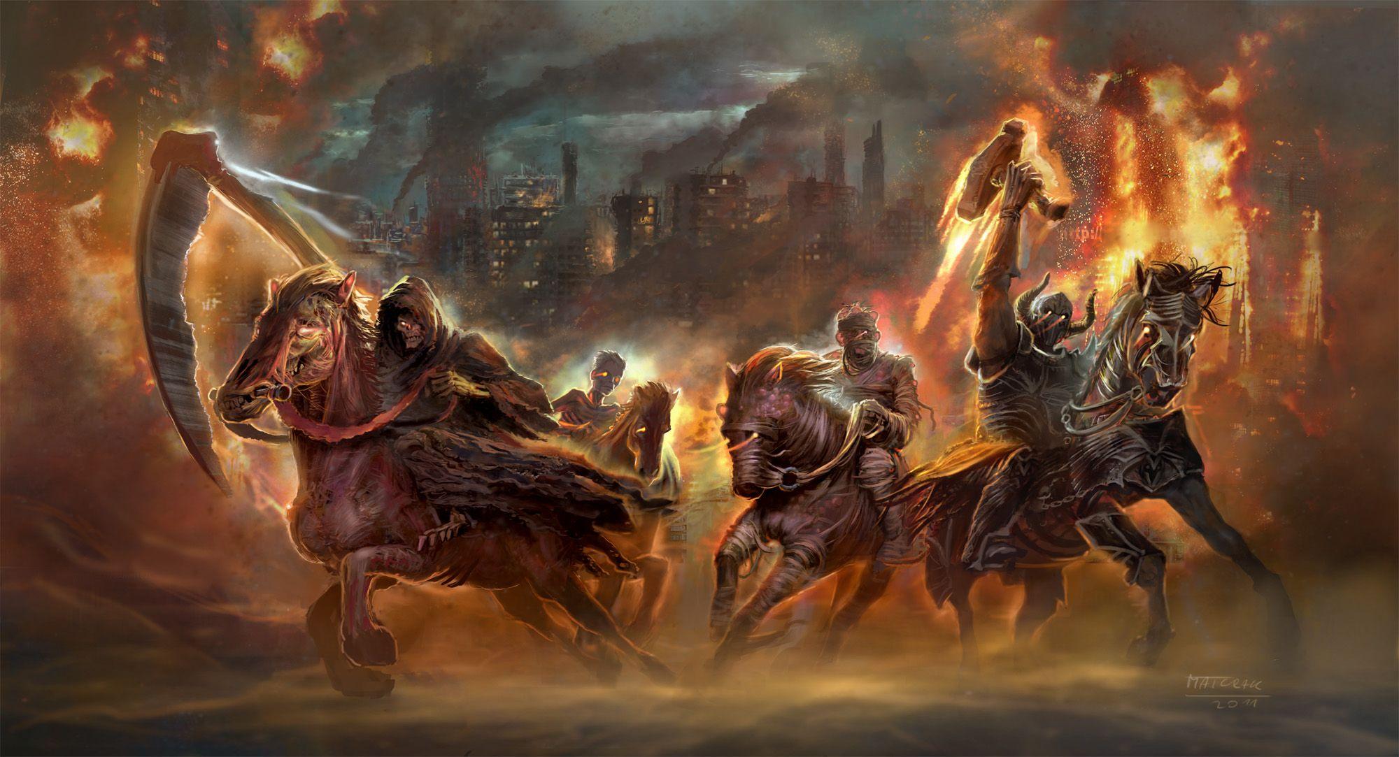 The Four Horsemen of the Apocalypse Full HD Wallpaper and Background