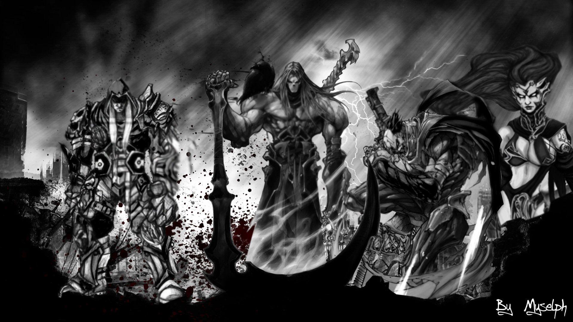 Darksiders Horsemen HD Wallpaper, Background Image