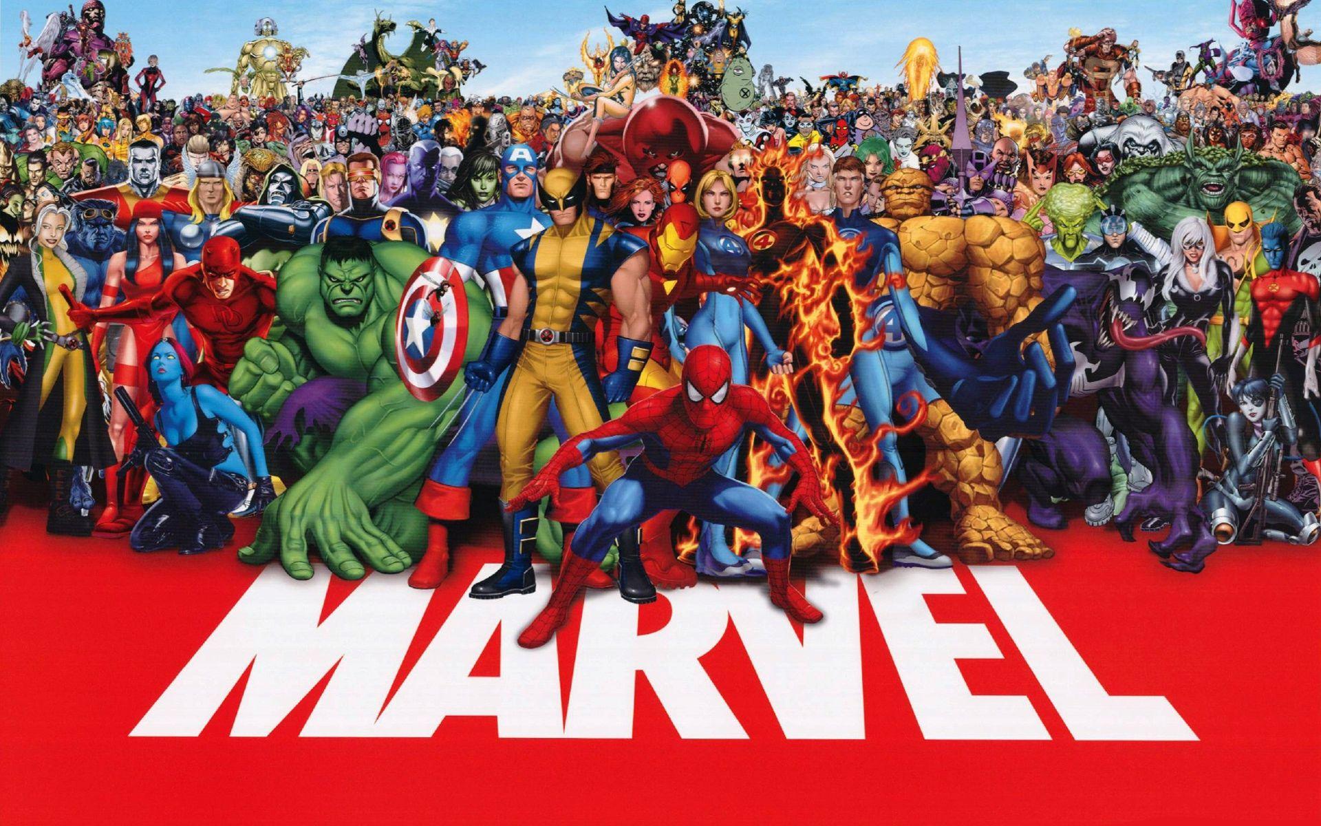 marvel cartoon wallpaper