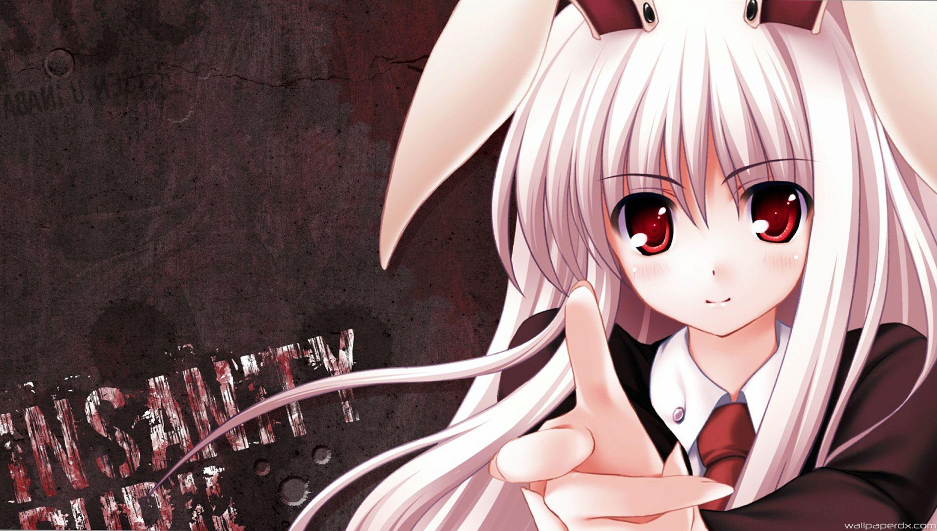anime girl cute smile gesture ears anime HD wallpaper