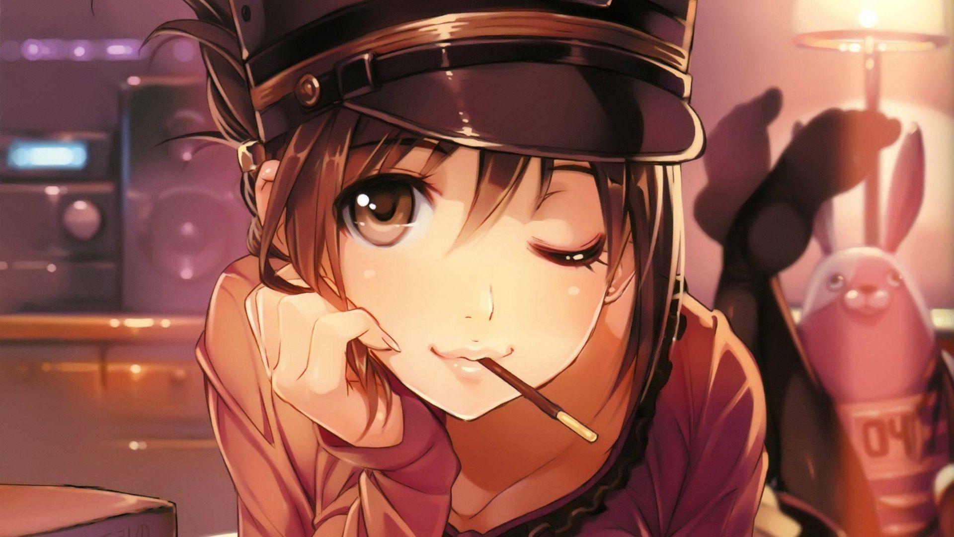 Cute Anime Girl HD Wallpaper 21555