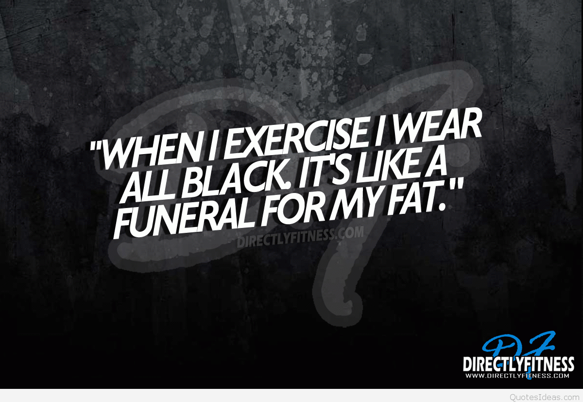 Fitness wallpaper with quote