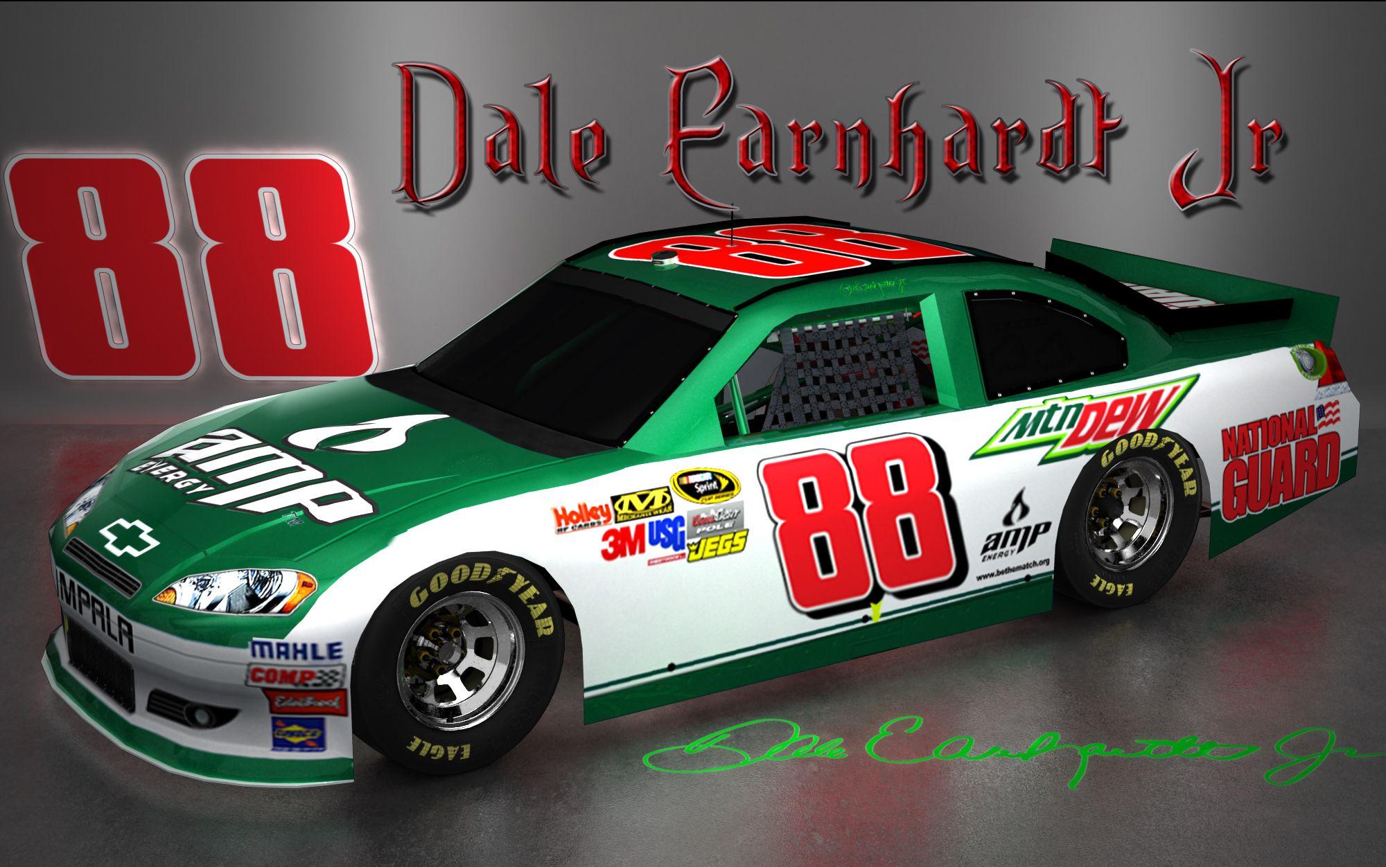 Wallpaper By Wicked Shadows: Dale Earnhardt Jr NASCAR Signature