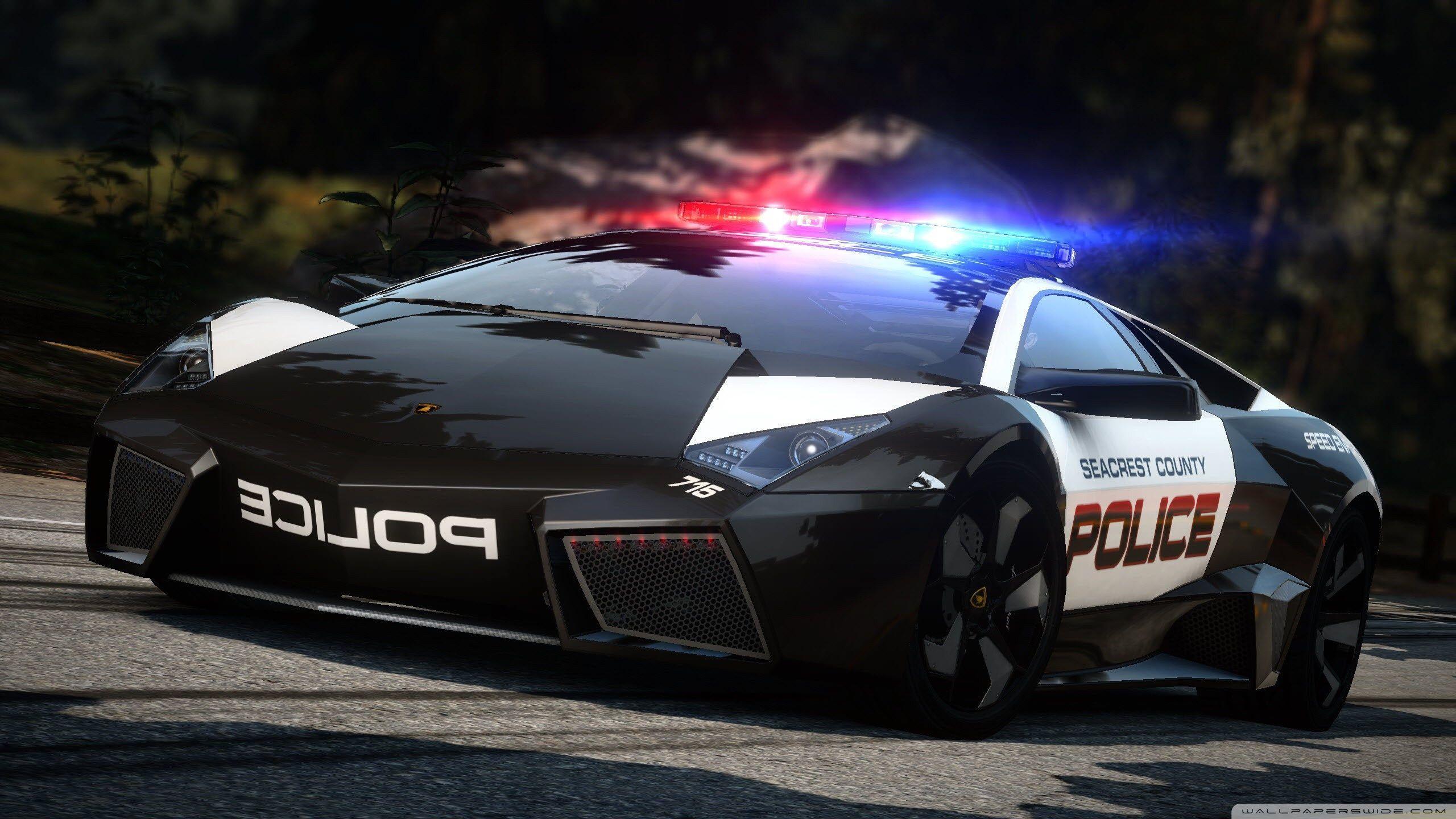 Need For Speed Hot Pursuit Lamborghini Police Car ❤ 4K HD Desktop