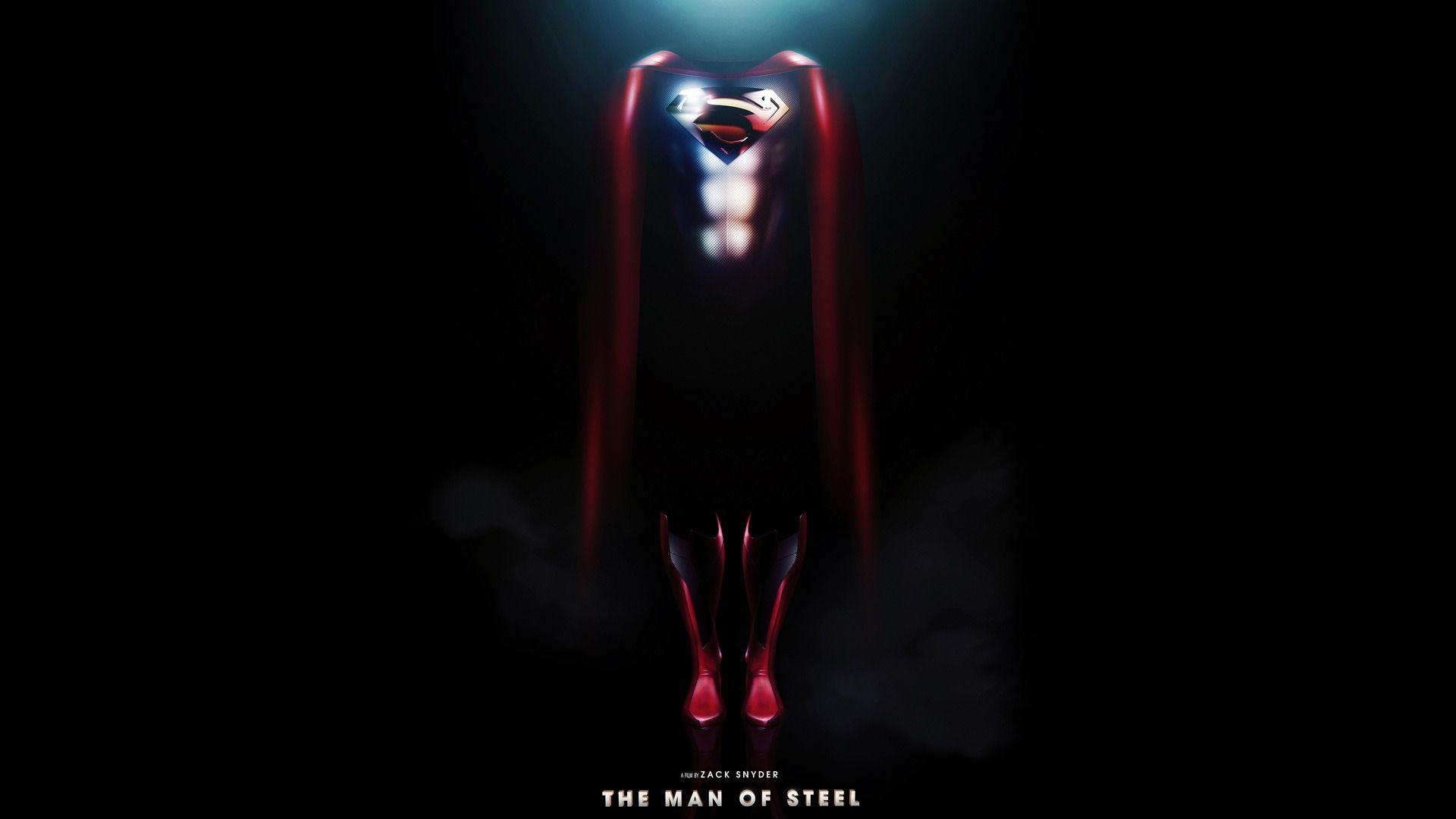 Man of Steel Suit Desktop Wallpaper