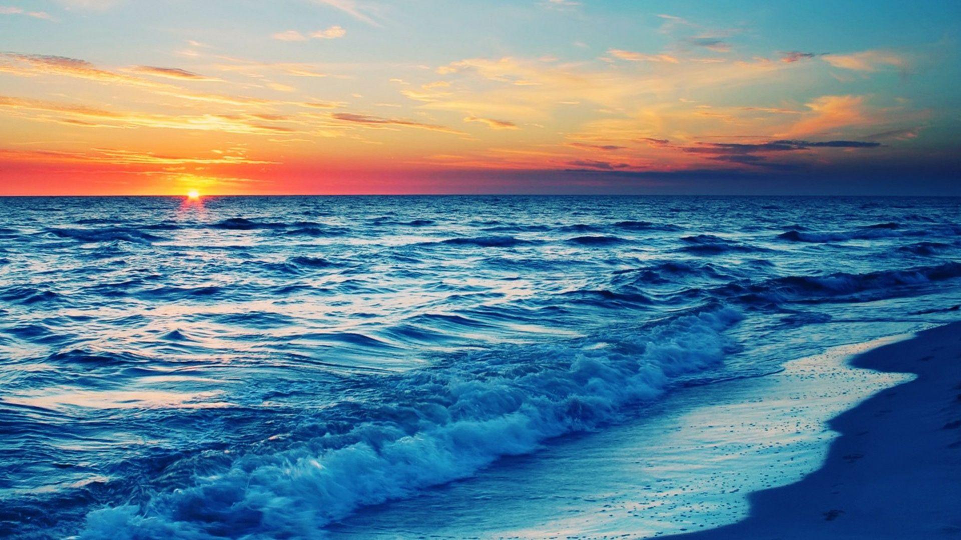 Wallpaper.wiki Sunset Beaches Background HQ PIC WPD005027