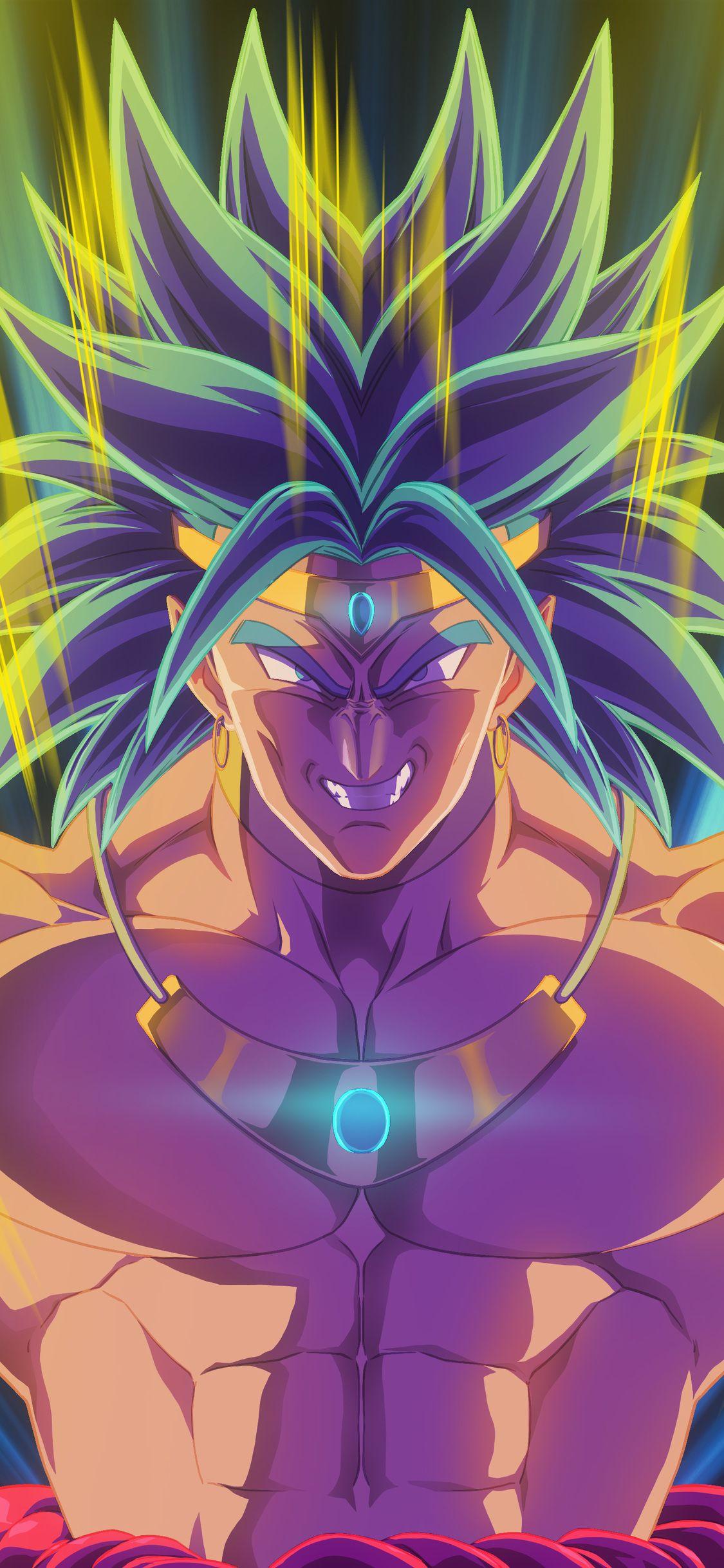 Broly Dragon Ball Z Anime Artwork iPhone X, iPhone 10 HD 4k