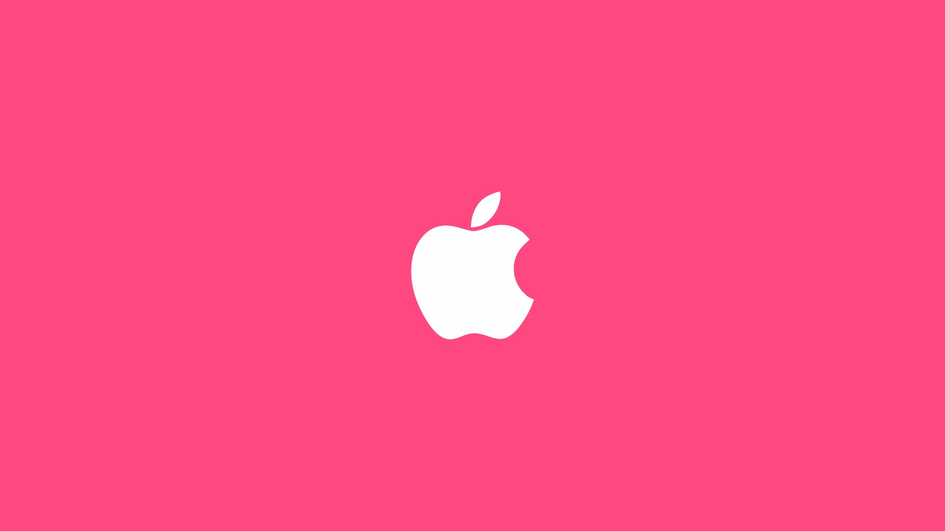 Apple logo pink. wallpaper.sc Desktop