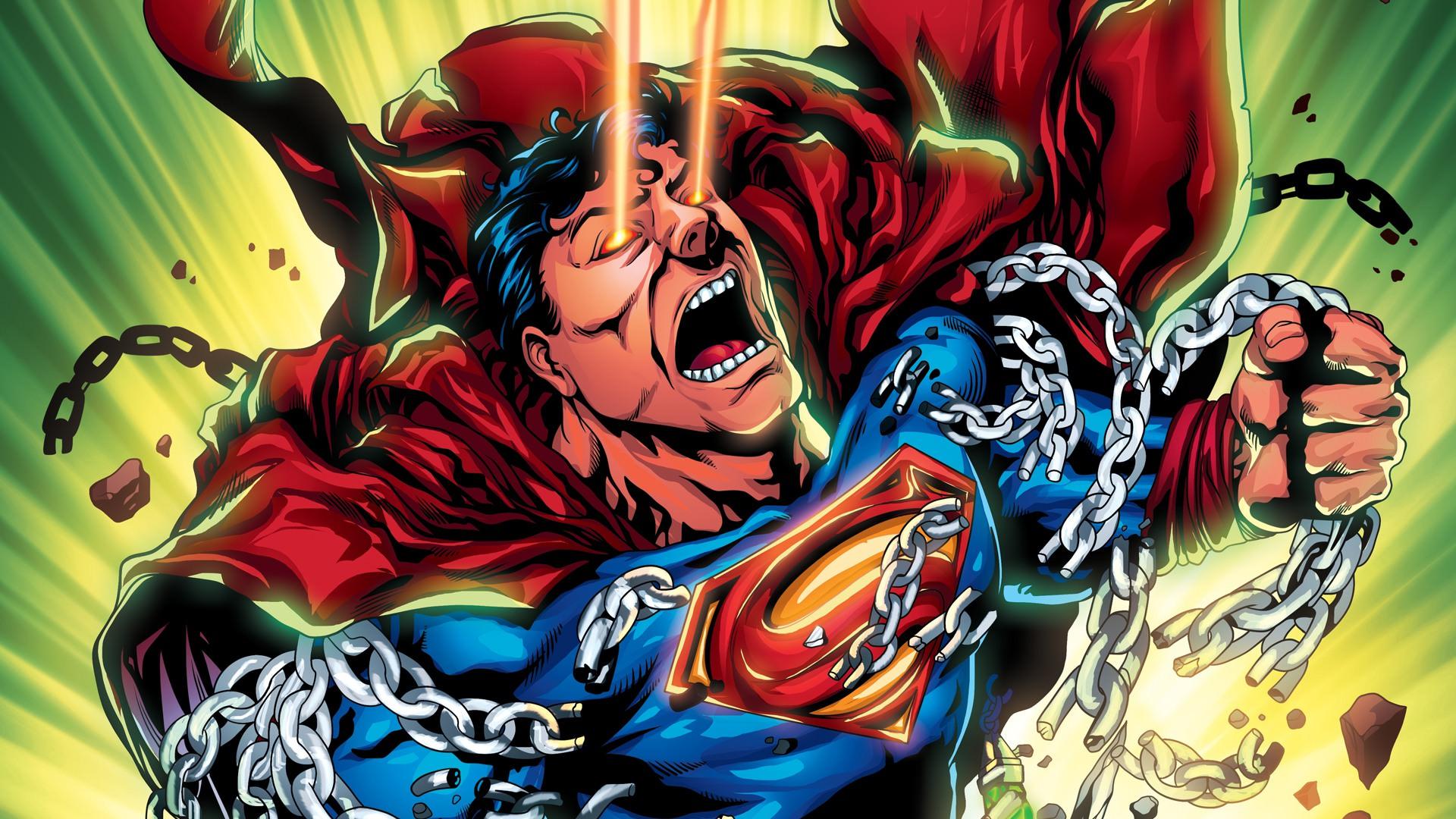 Superman Heat Vision DC Comics Wallpaper