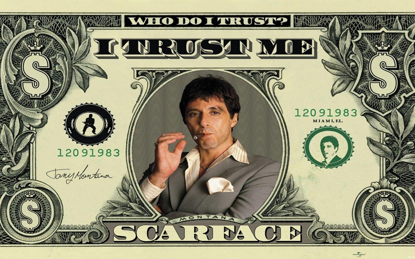 scarface money wallpaper